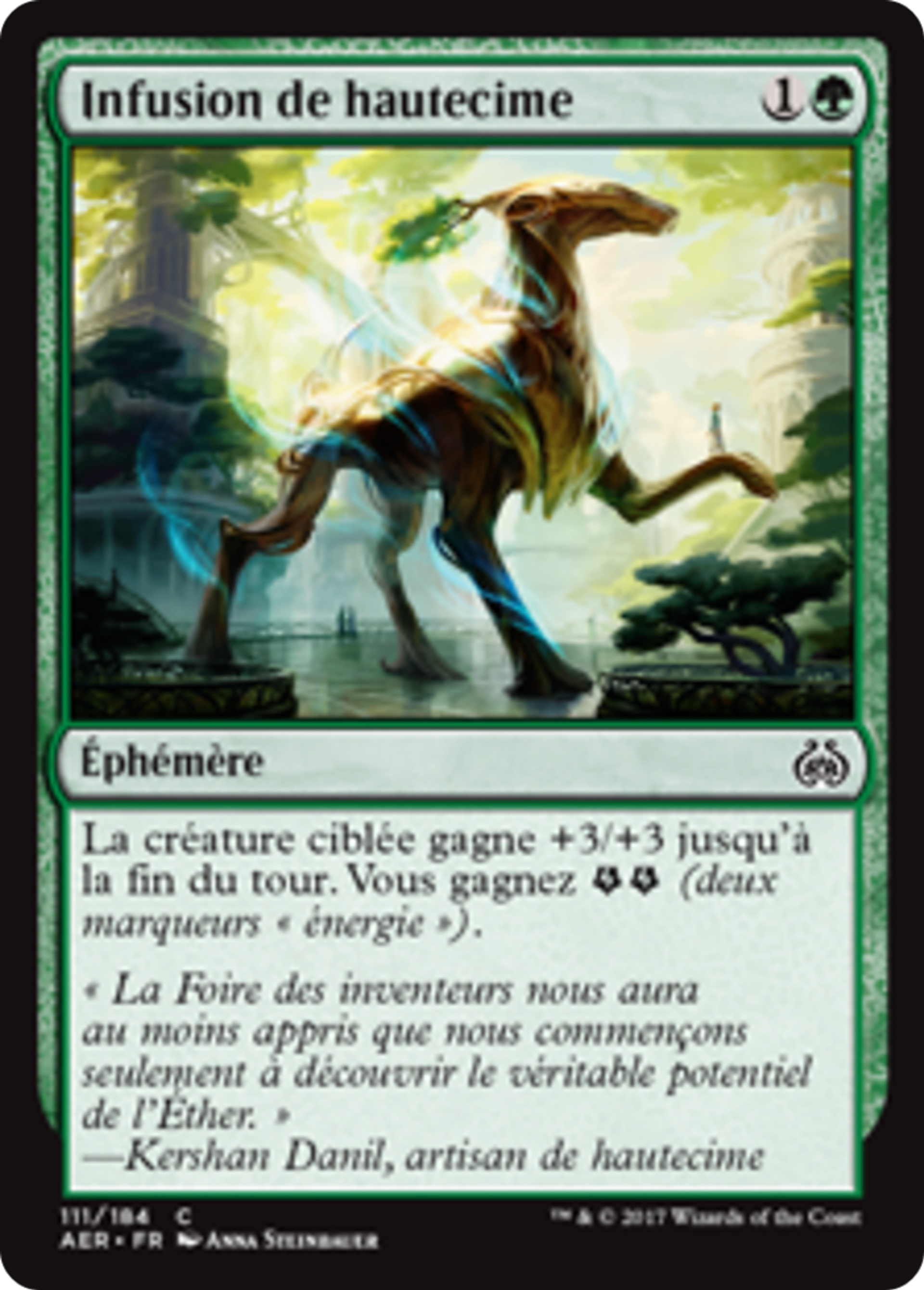 Infusion de hautecime — Aether Revolt — Magic: The Gathering