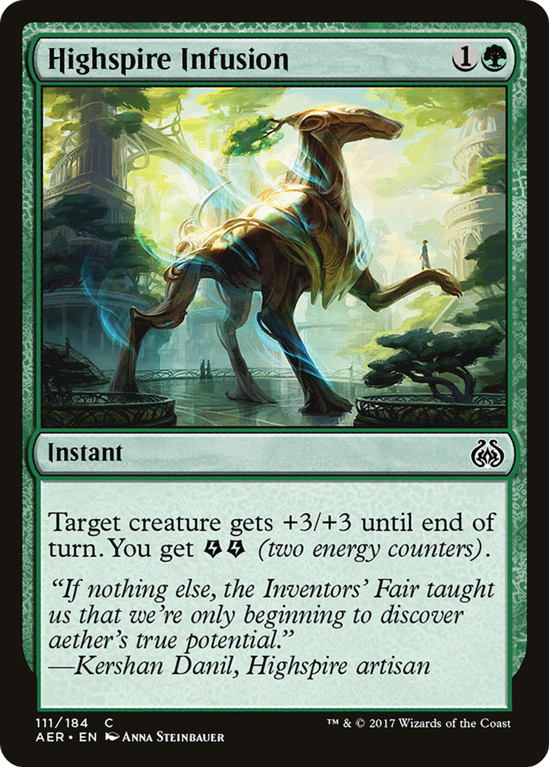 Highspire Infusion — Aether Revolt — Magic: The Gathering