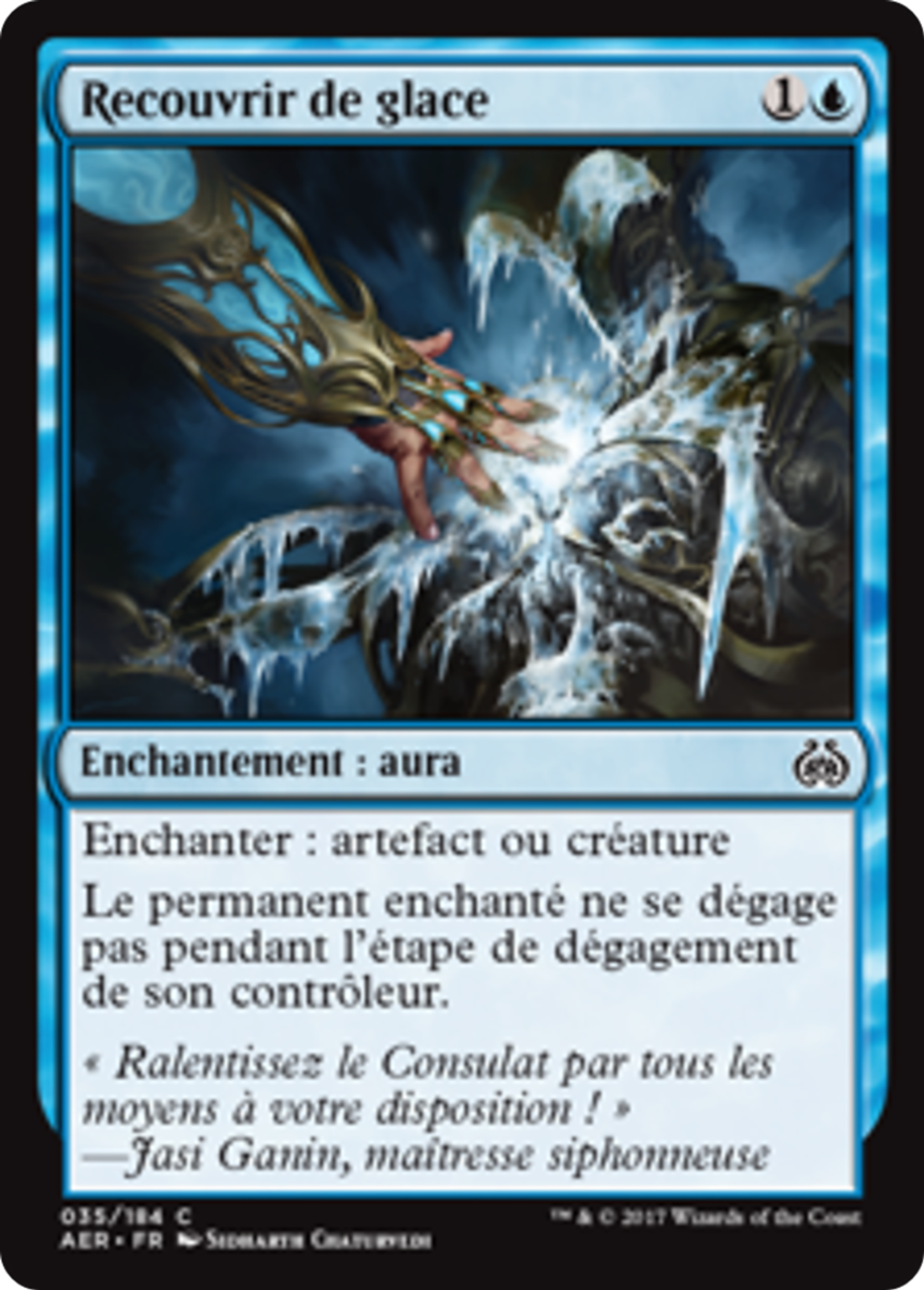 Recouvrir de glace — Aether Revolt — Magic: The Gathering