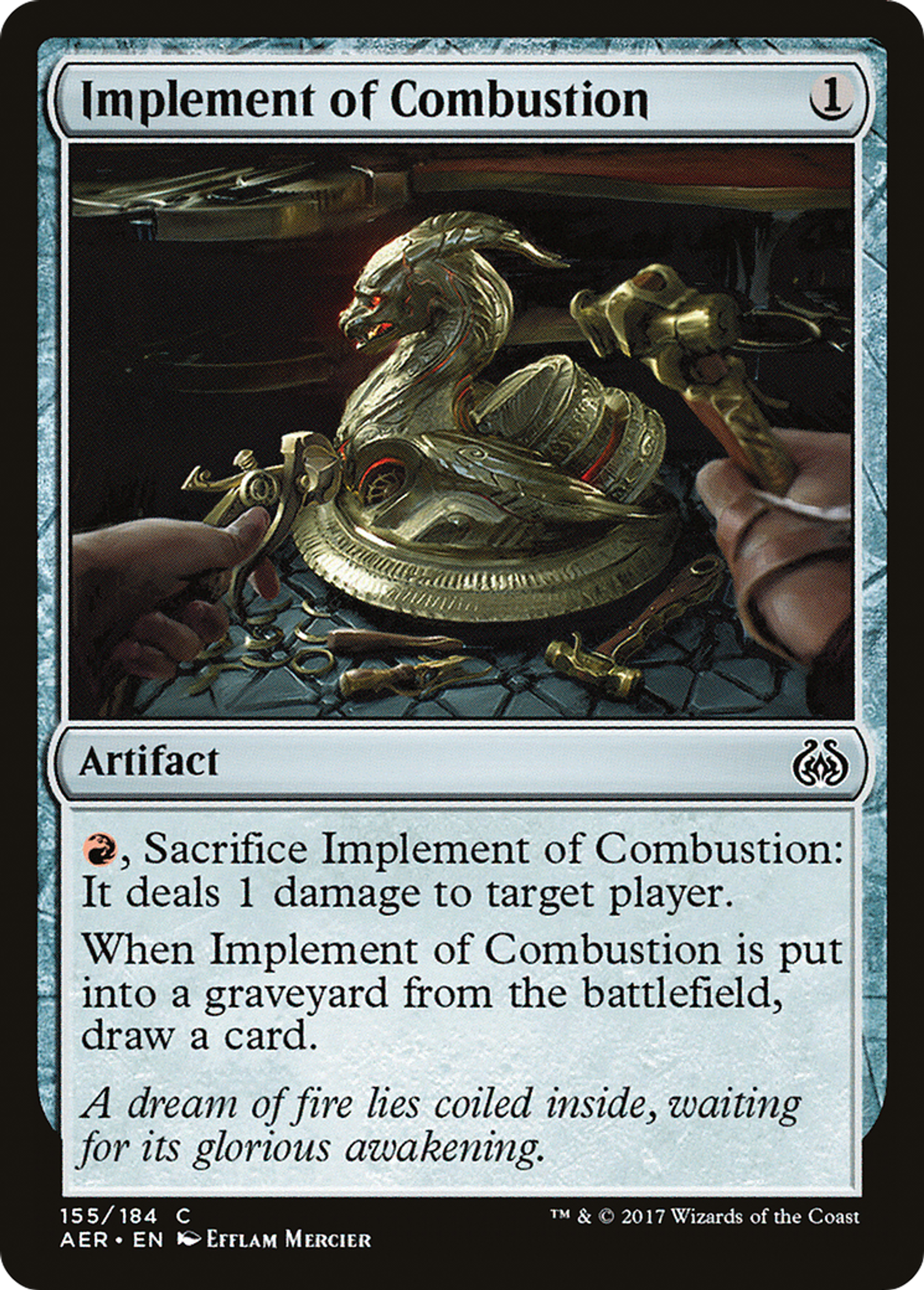 Implement of Combustion — Aether Revolt — Magic: The Gathering