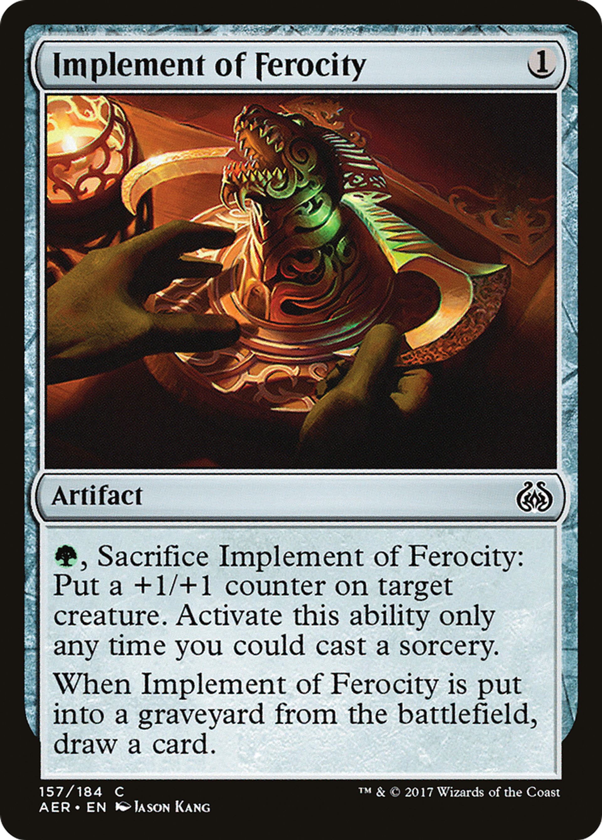 Implement of Ferocity — Aether Revolt — Magic: The Gathering