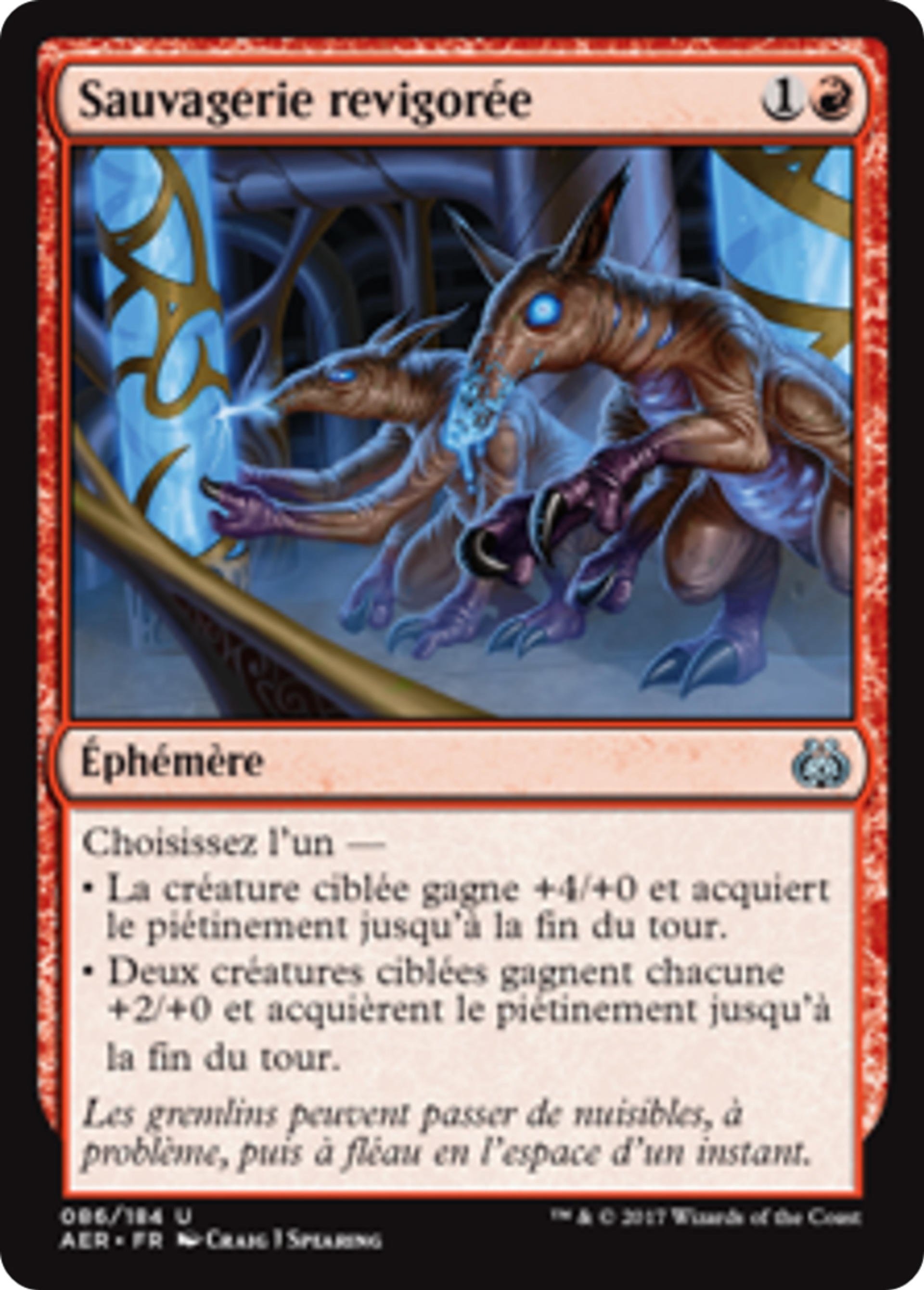 Sauvagerie revigorée — Aether Revolt — Magic: The Gathering