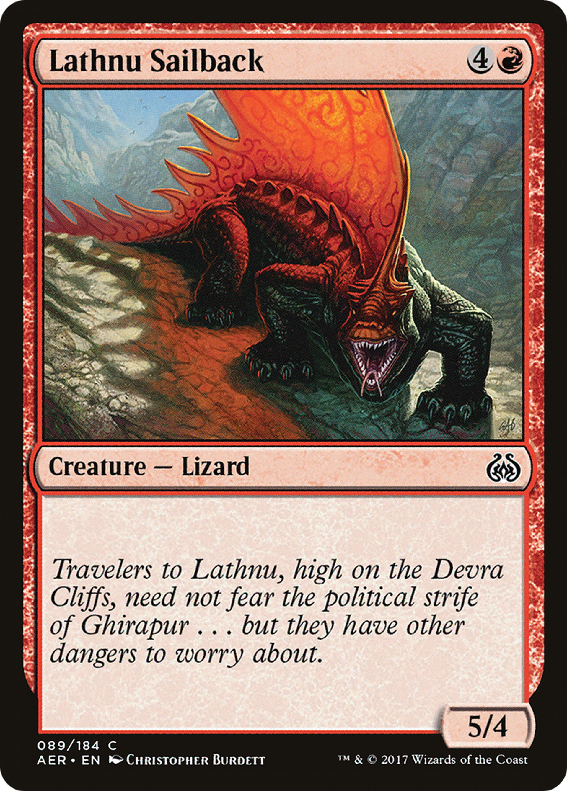 Lathnu Sailback — Aether Revolt — Magic: The Gathering