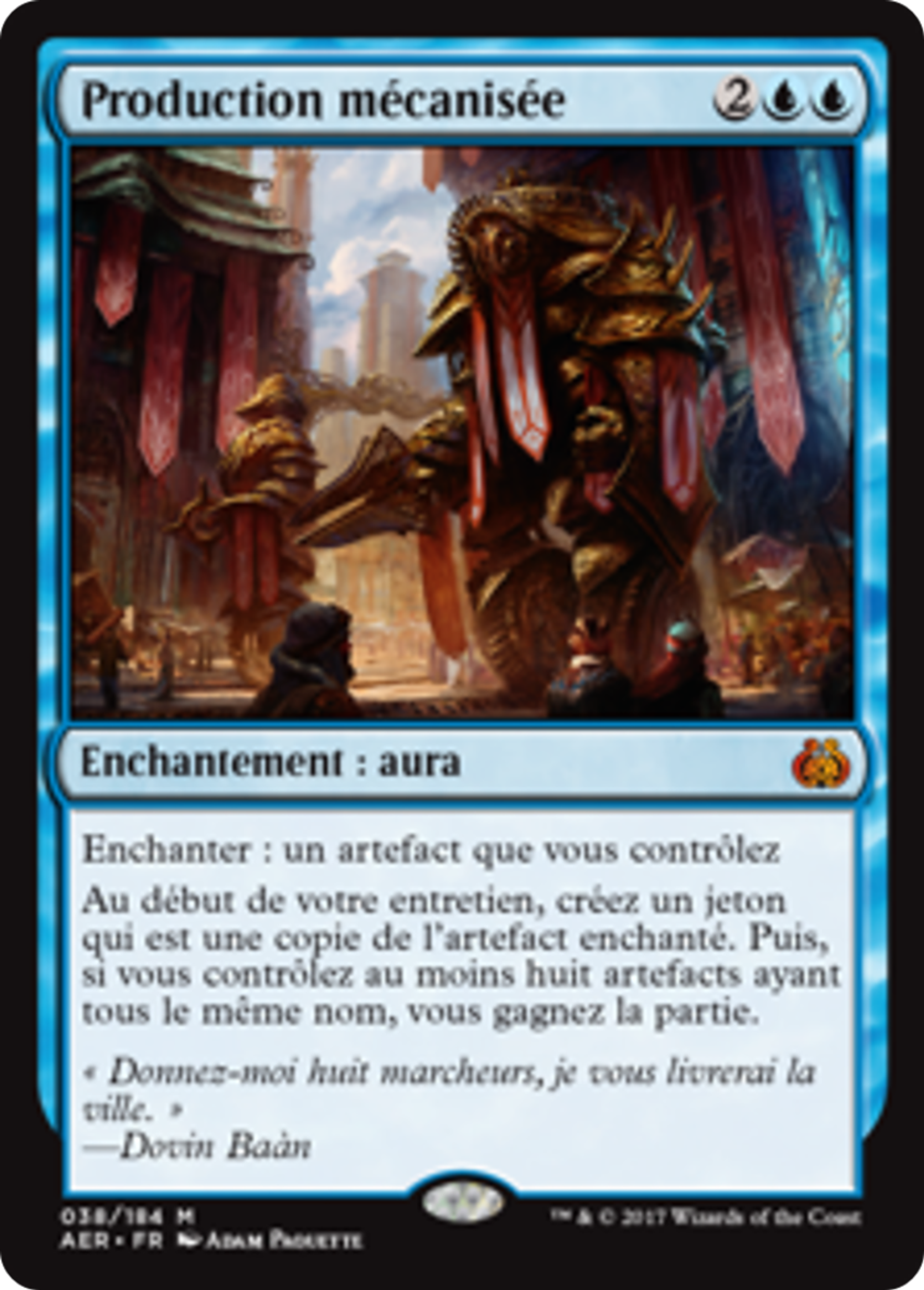 Production mécanisée — Aether Revolt — Magic: The Gathering
