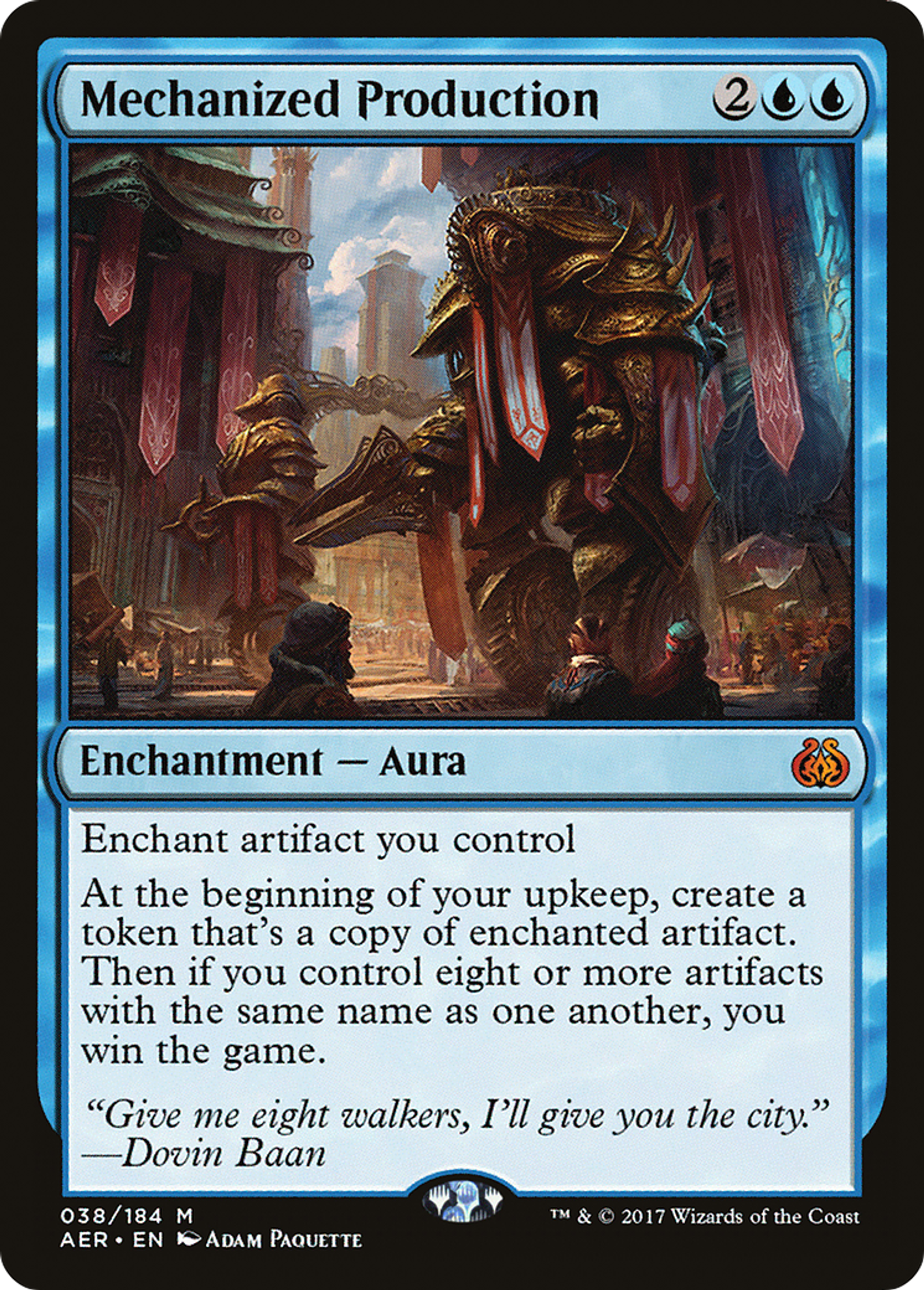 Mechanized Production — Aether Revolt — Magic: The Gathering