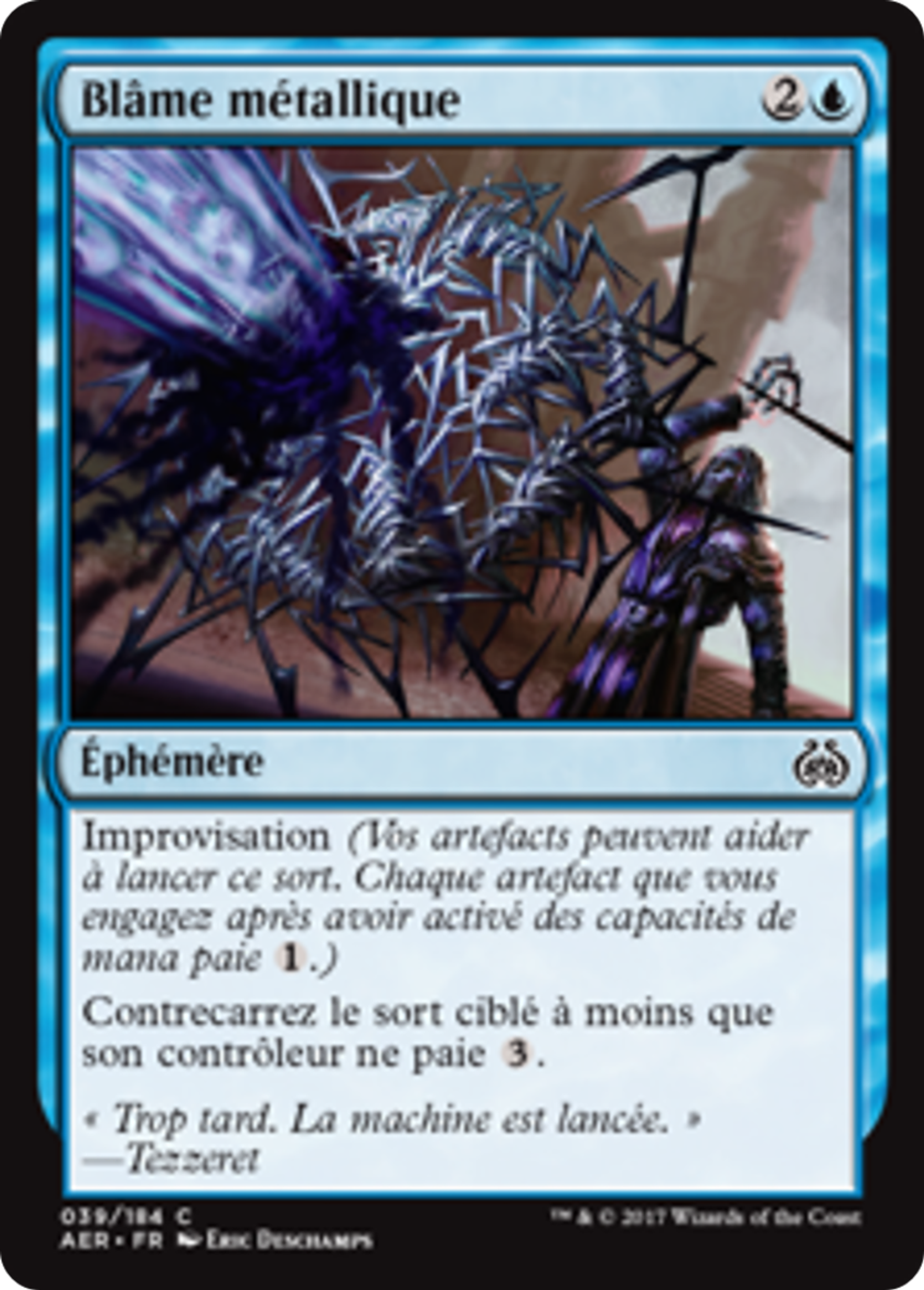 Blâme métallique — Aether Revolt — Magic: The Gathering