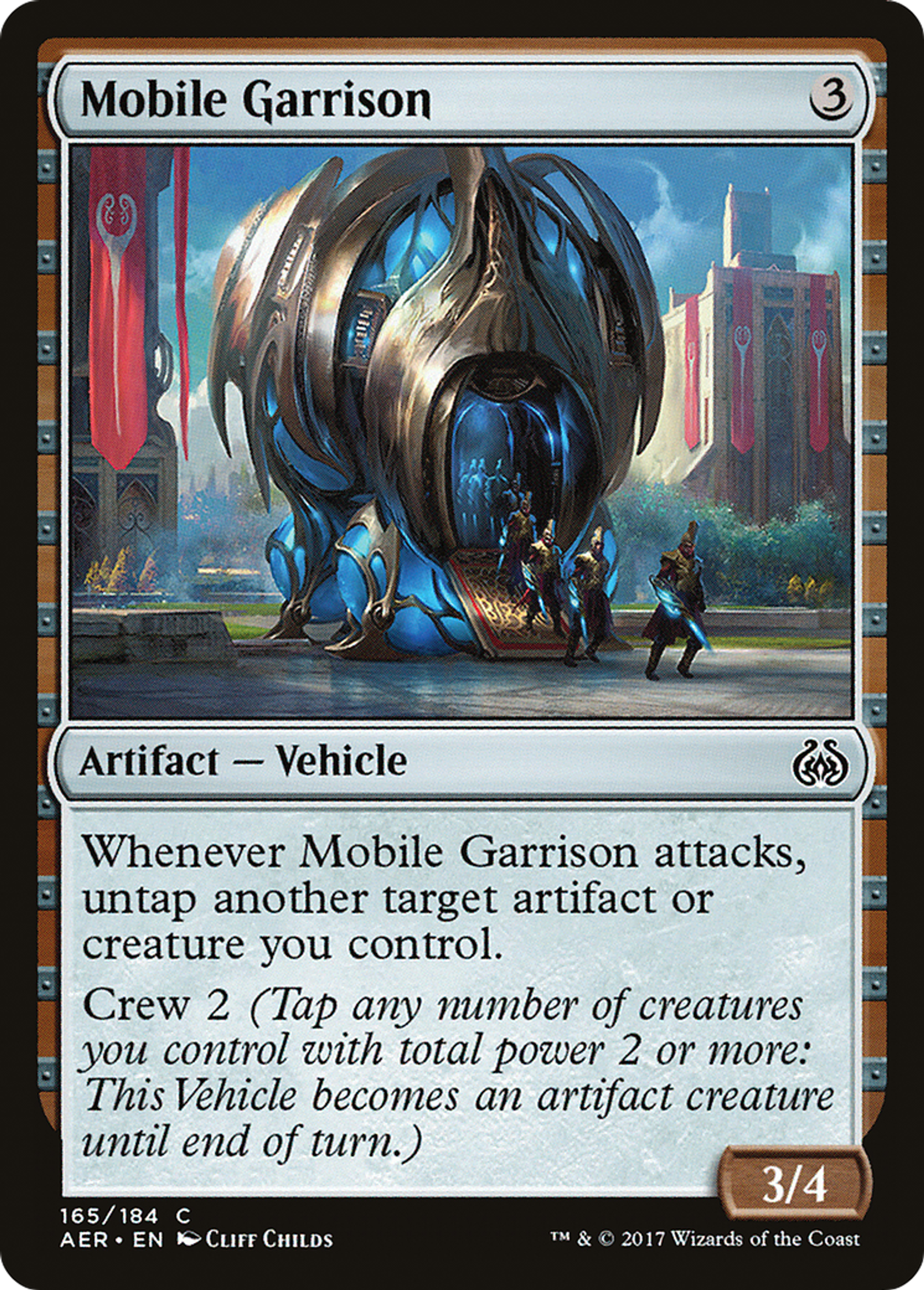 Mobile Garrison — Aether Revolt — Magic: The Gathering