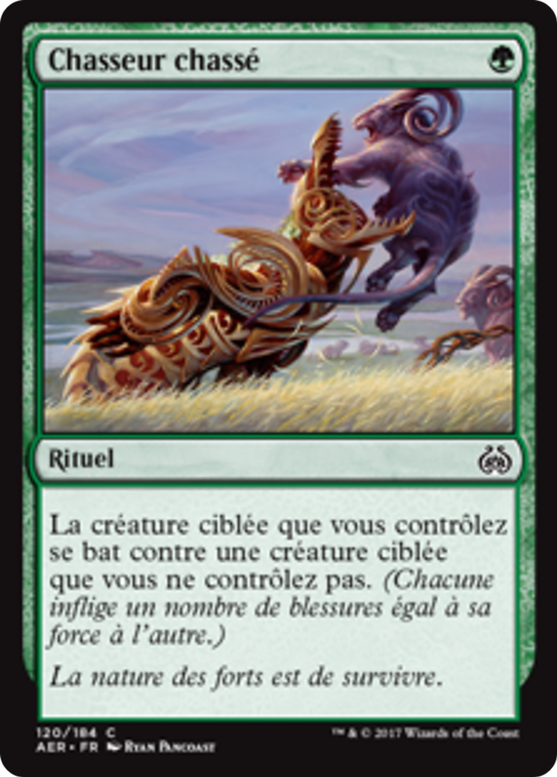 Chasseur chassé — Aether Revolt — Magic: The Gathering