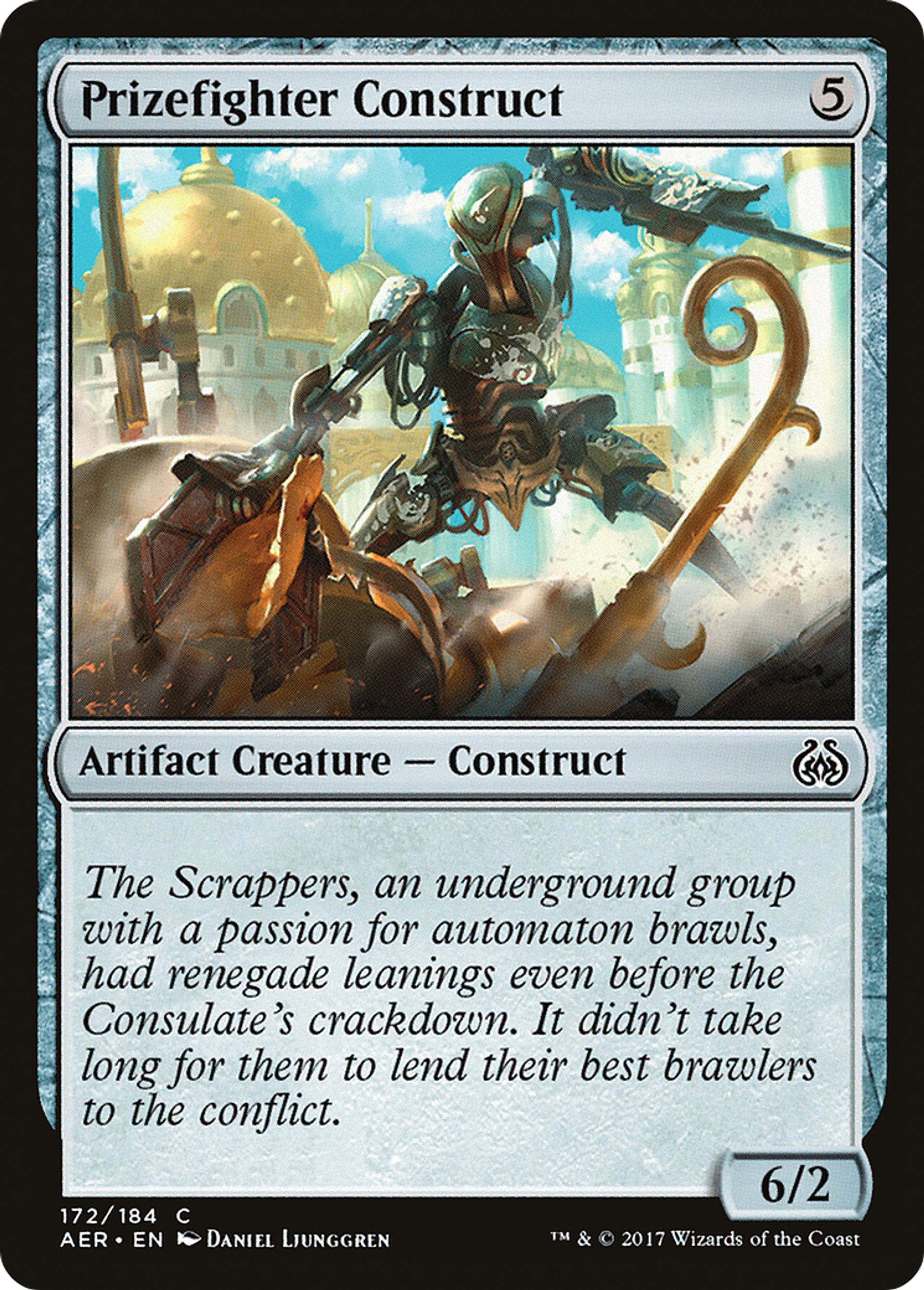 Prizefighter Construct — Aether Revolt — Magic: The Gathering
