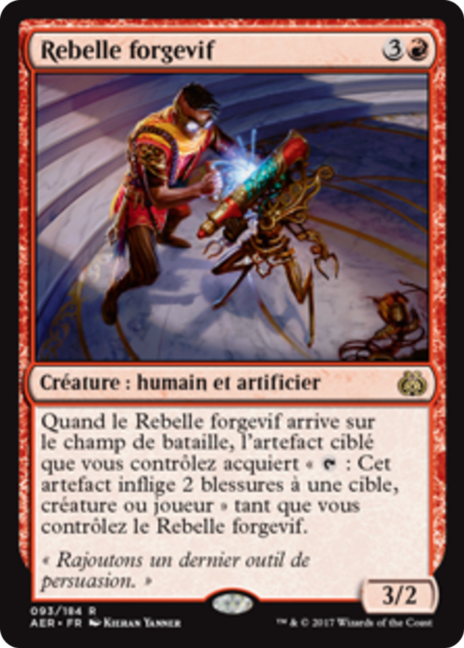 Rebelle forgevif — Aether Revolt — Magic: The Gathering