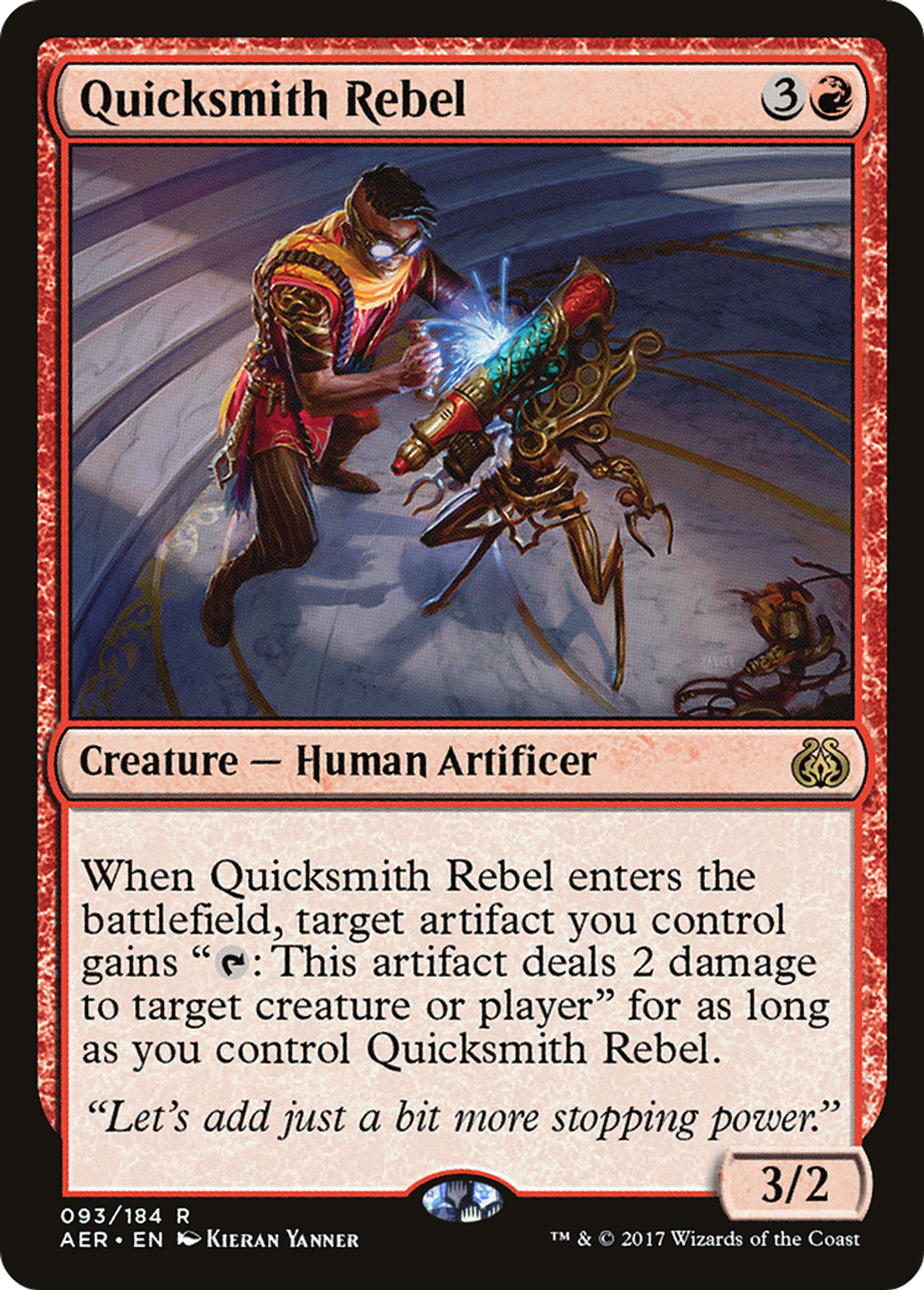Quicksmith Rebel — Aether Revolt — Magic: The Gathering
