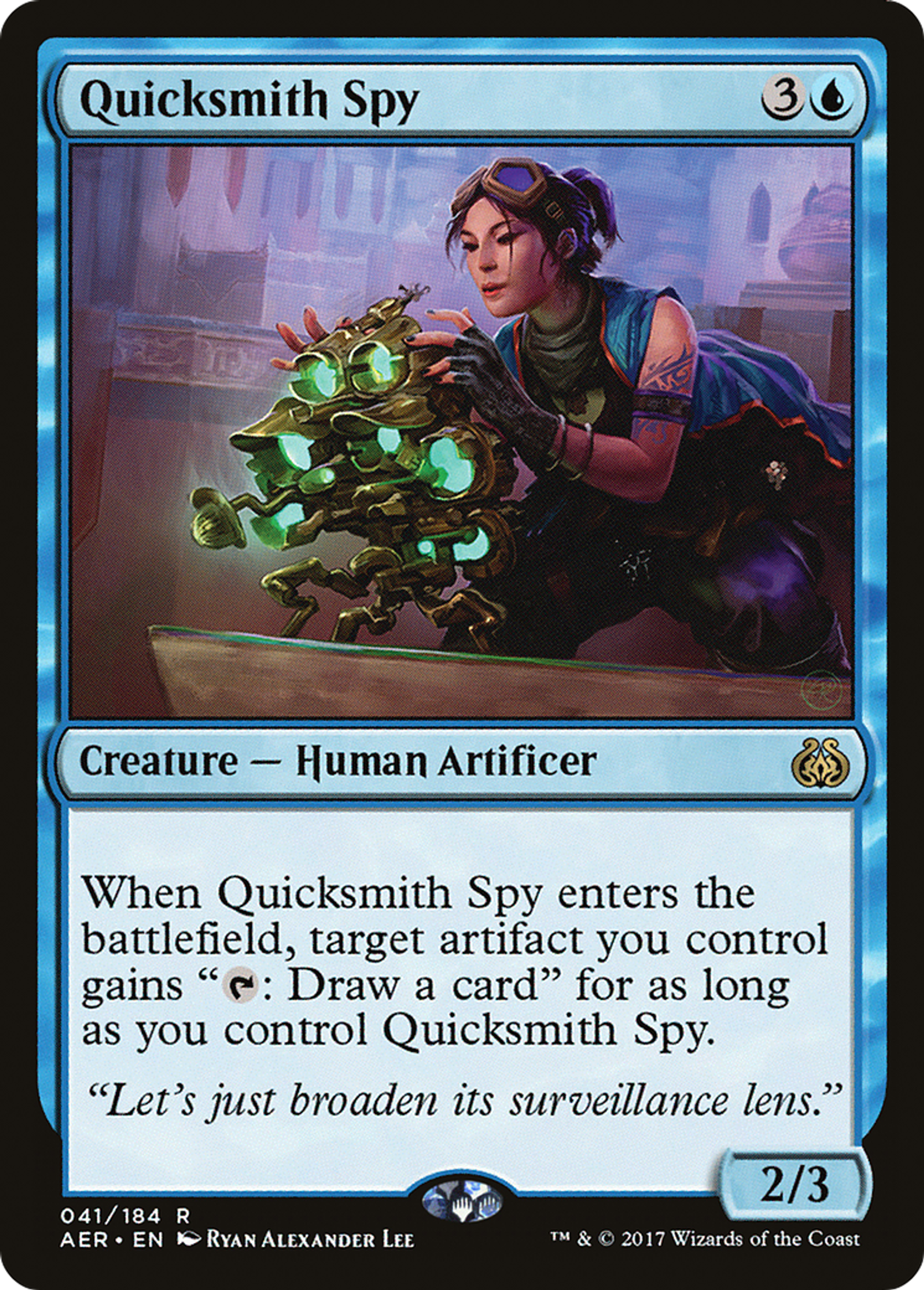 Quicksmith Spy — Aether Revolt — Magic: The Gathering