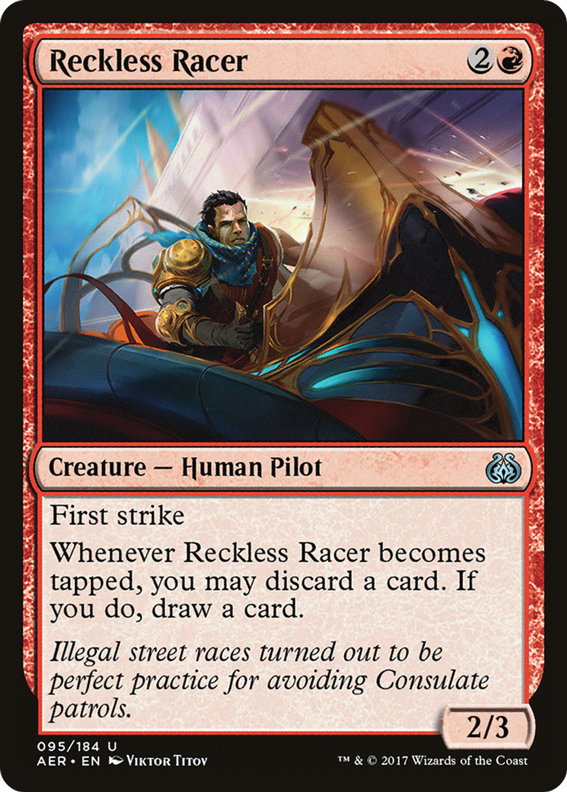 Reckless Racer — Aether Revolt — Magic: The Gathering