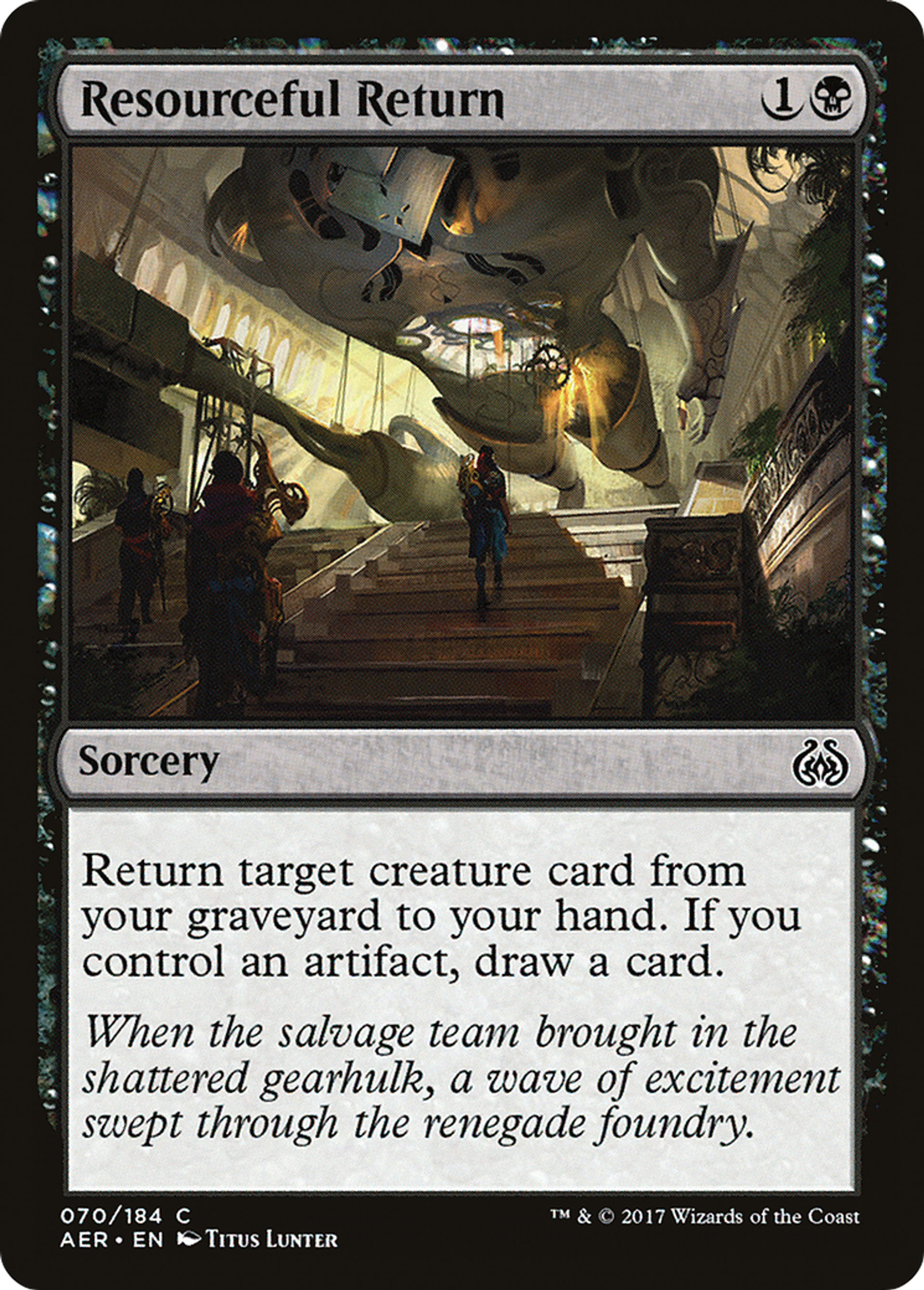 Resourceful Return — Aether Revolt — Magic: The Gathering