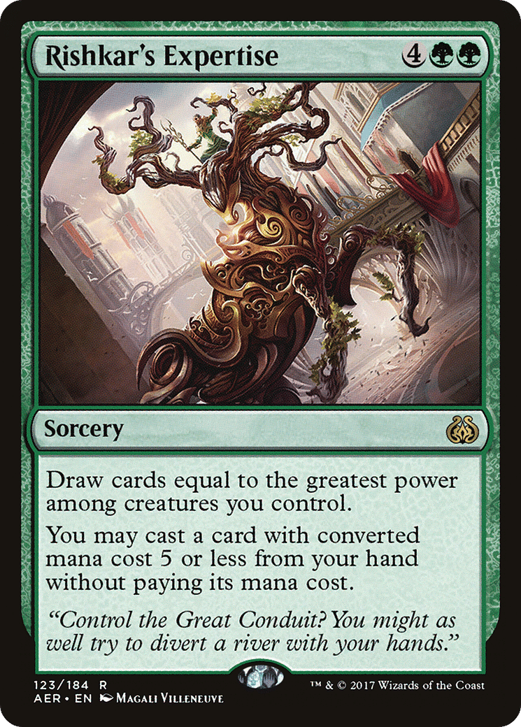 Rishkar's Expertise — Aether Revolt — Magic: The Gathering