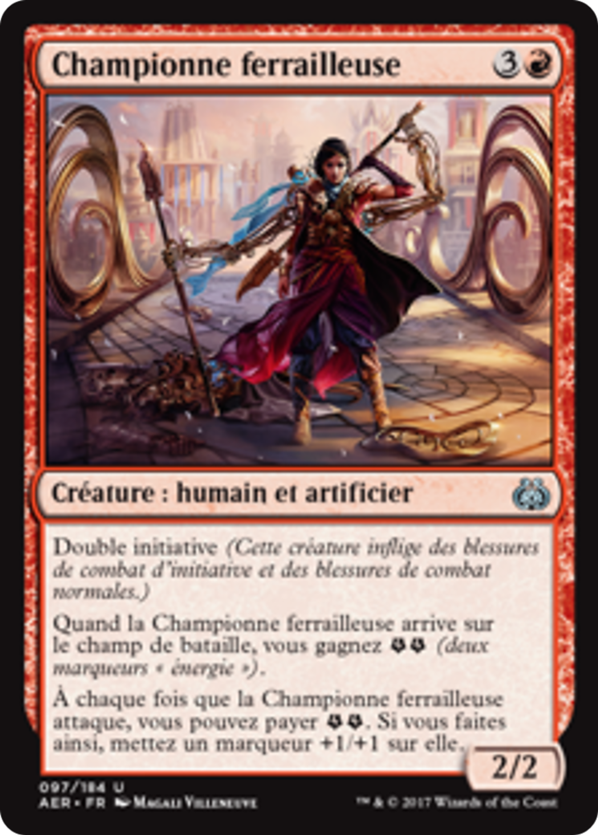 Championne ferrailleuse — Aether Revolt — Magic: The Gathering