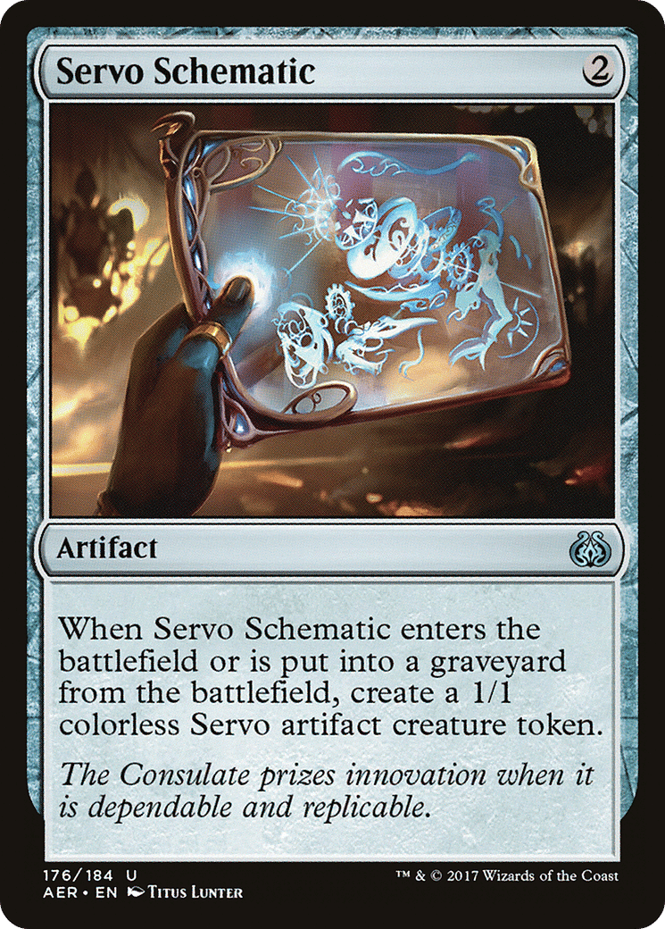 Servo Schematic — Aether Revolt — Magic: The Gathering