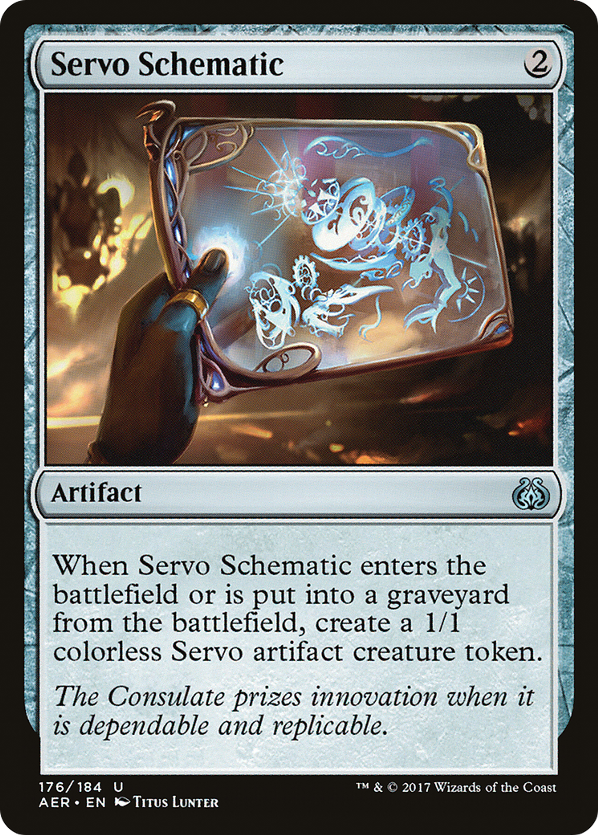 Servo Schematic — Aether Revolt — Magic: The Gathering