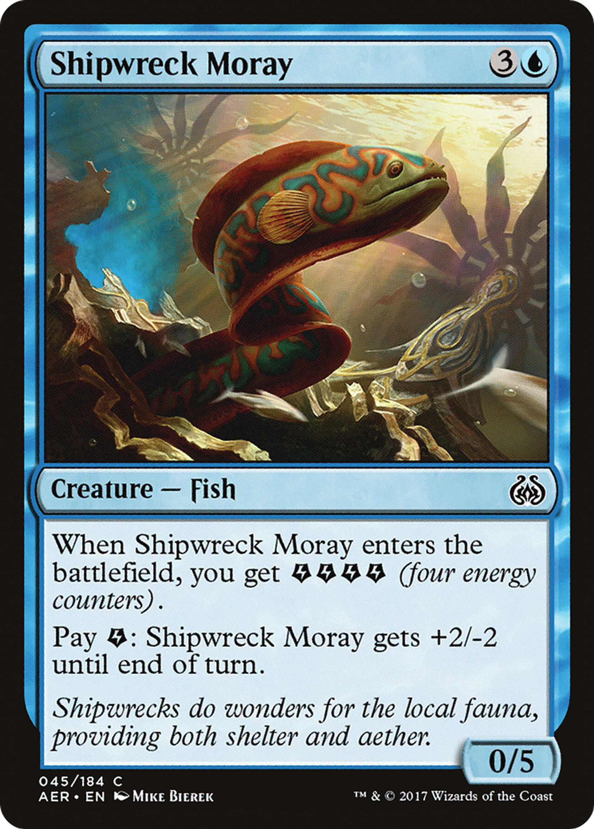 Shipwreck Moray — Aether Revolt — Magic: The Gathering