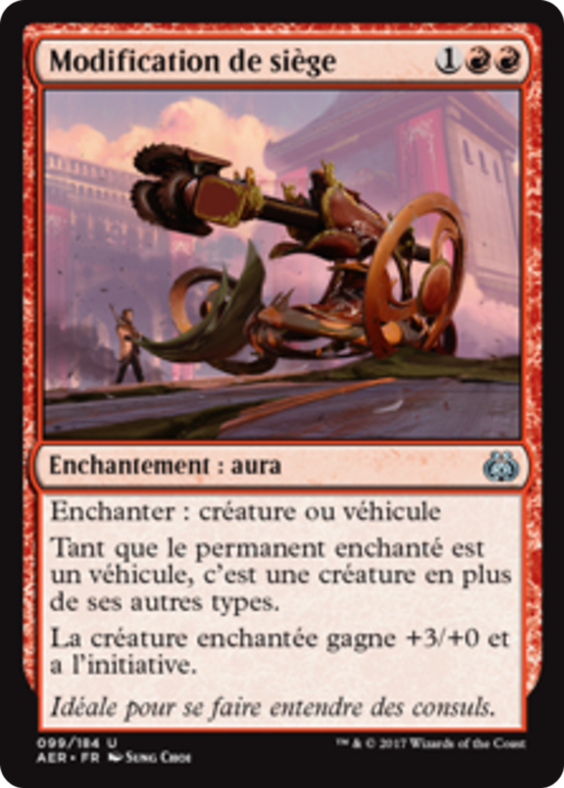 Modification de siège — Aether Revolt — Magic: The Gathering