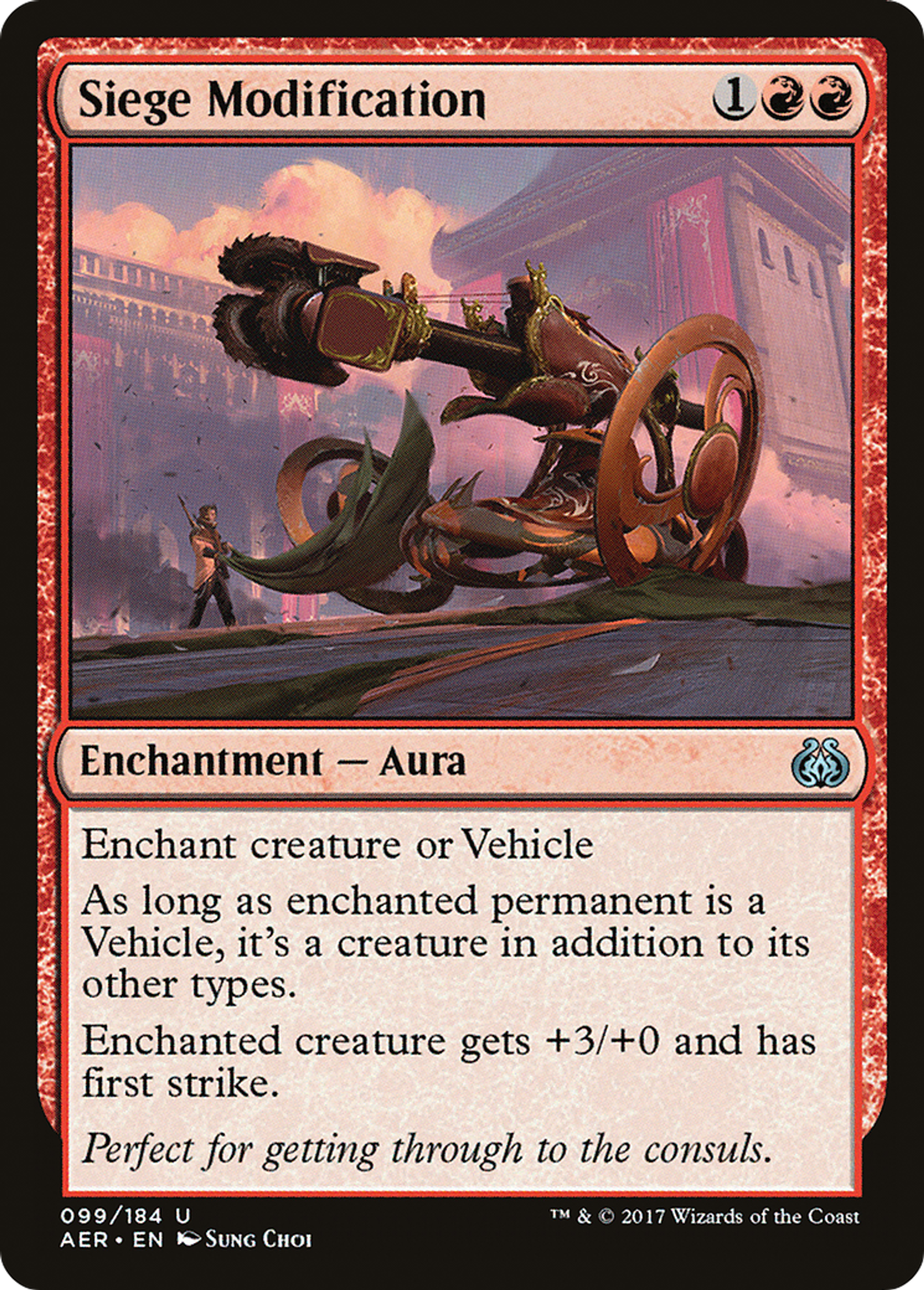Siege Modification — Aether Revolt — Magic: The Gathering