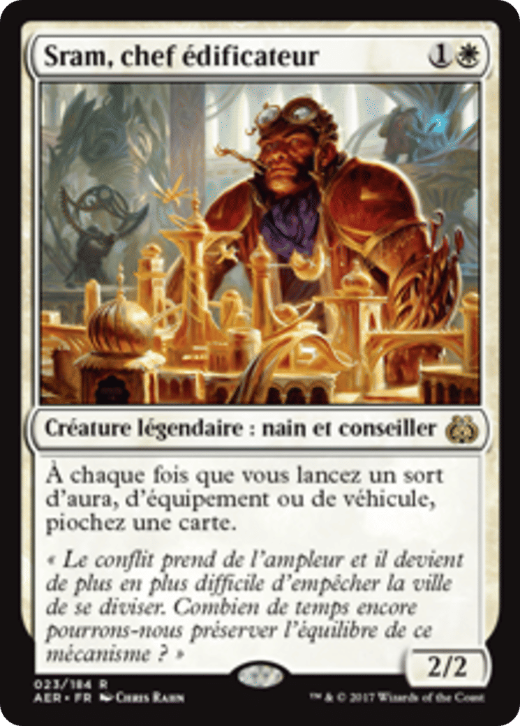 Sram, chef édificateur — Aether Revolt — Magic: The Gathering