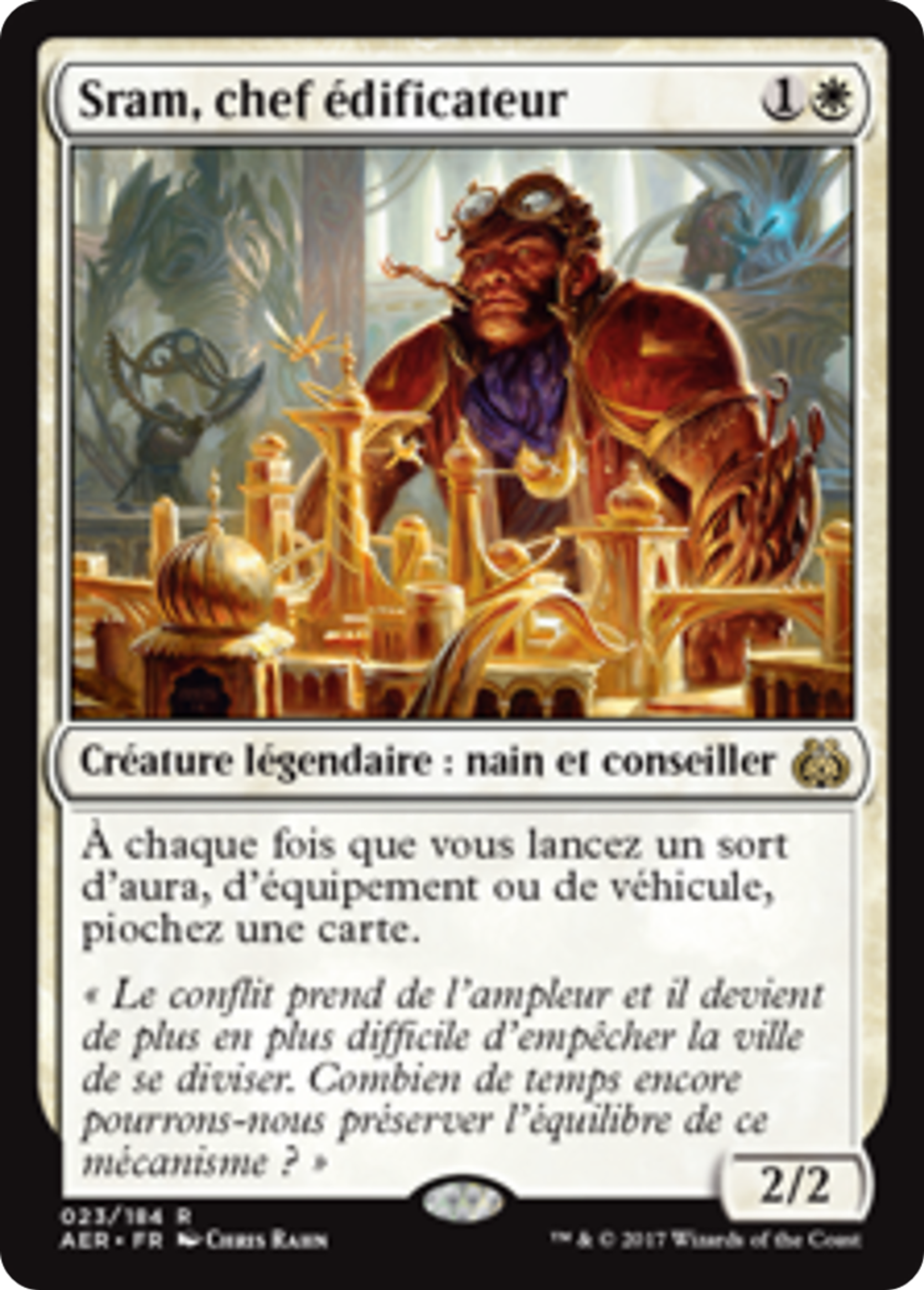 Sram, chef édificateur — Aether Revolt — Magic: The Gathering