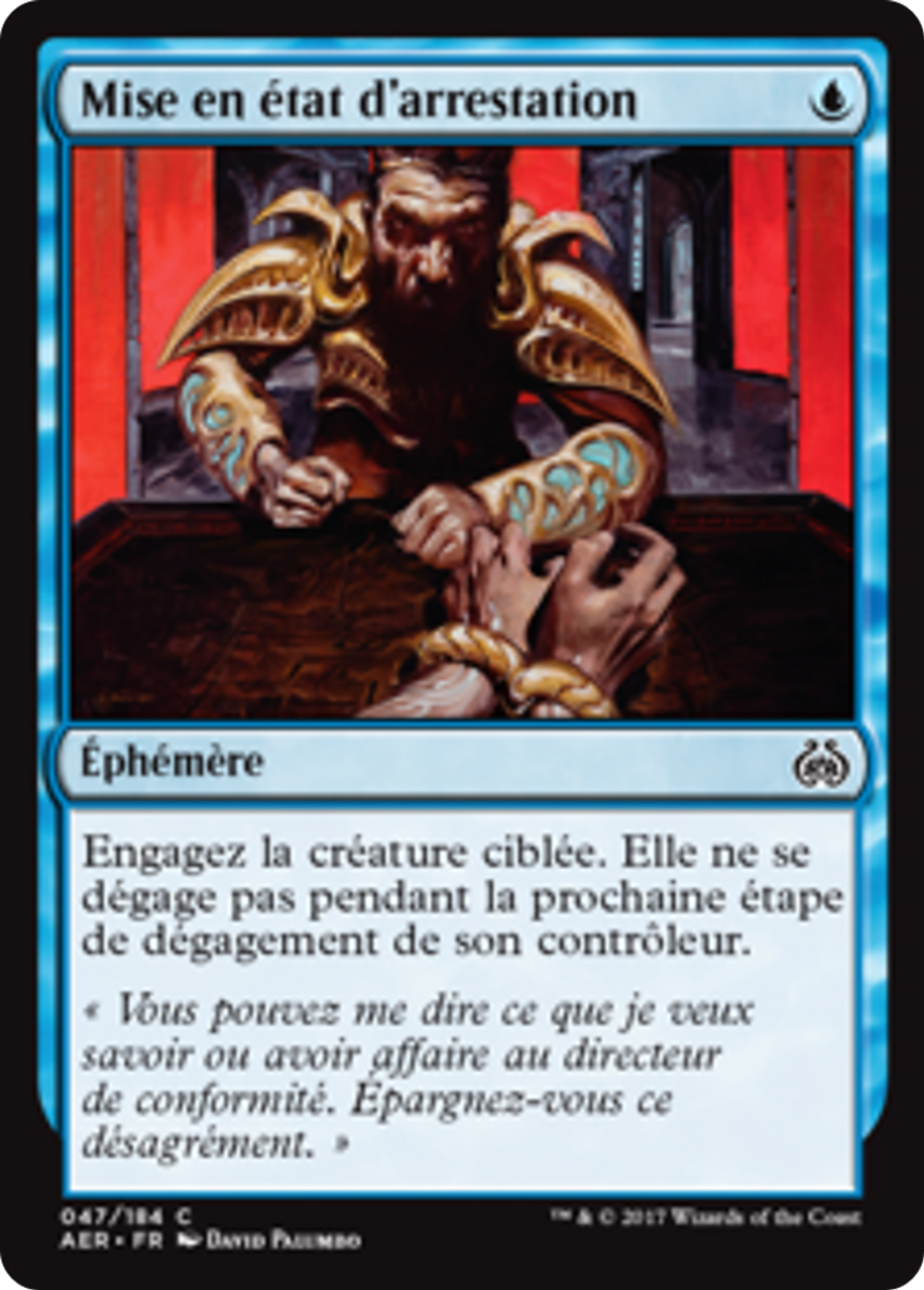 Mise en état d'arrestation — Aether Revolt — Magic: The Gathering