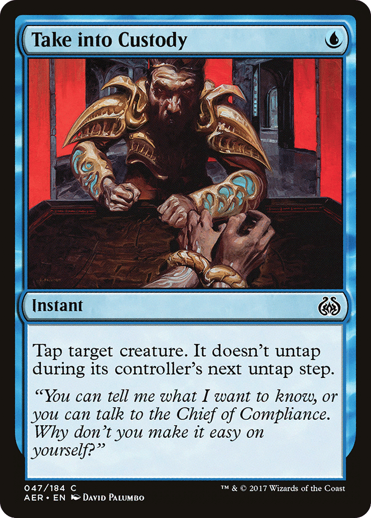 Mise en état d'arrestation — Aether Revolt — Magic: The Gathering