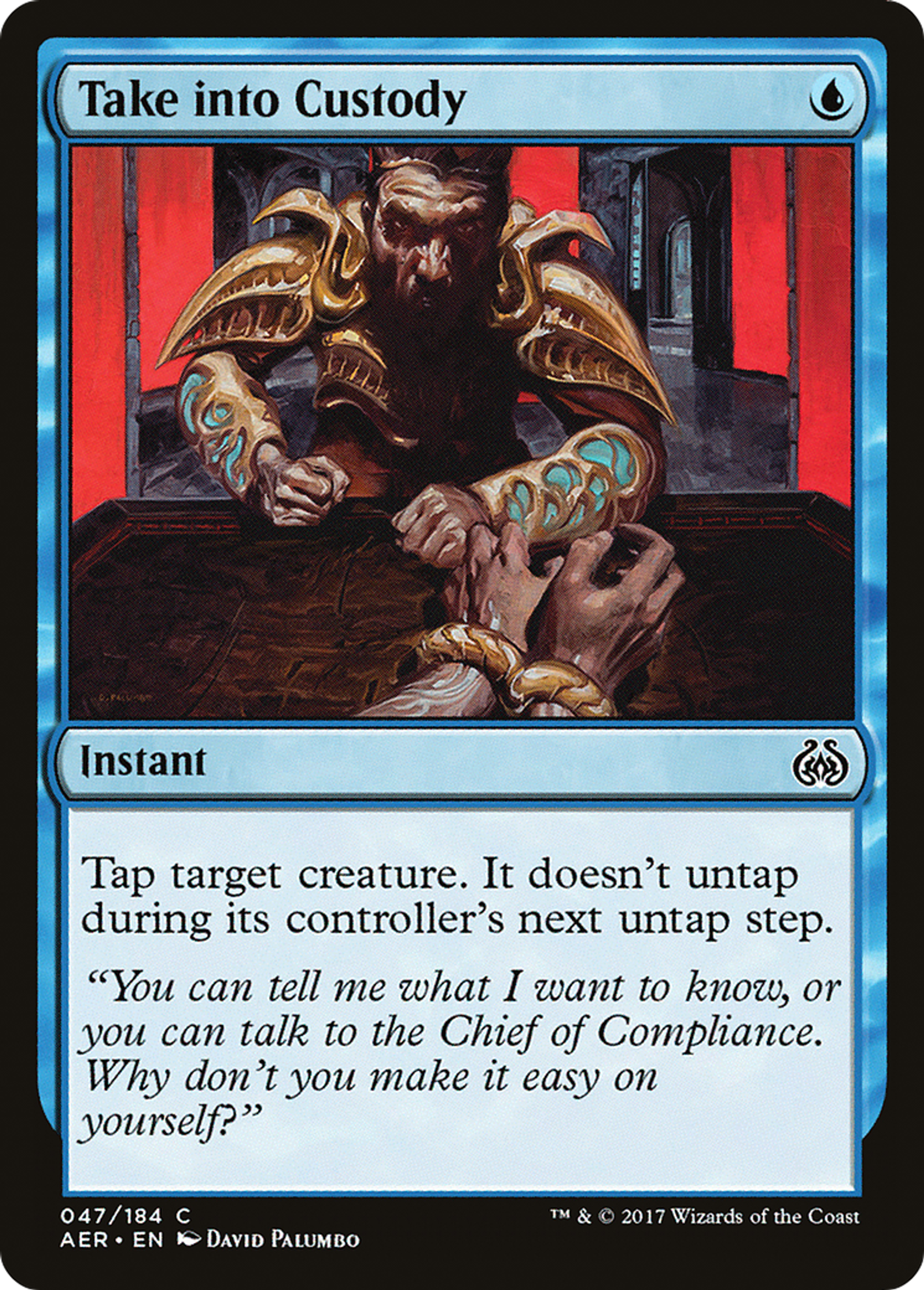 Take into Custody — Aether Revolt — Magic: The Gathering