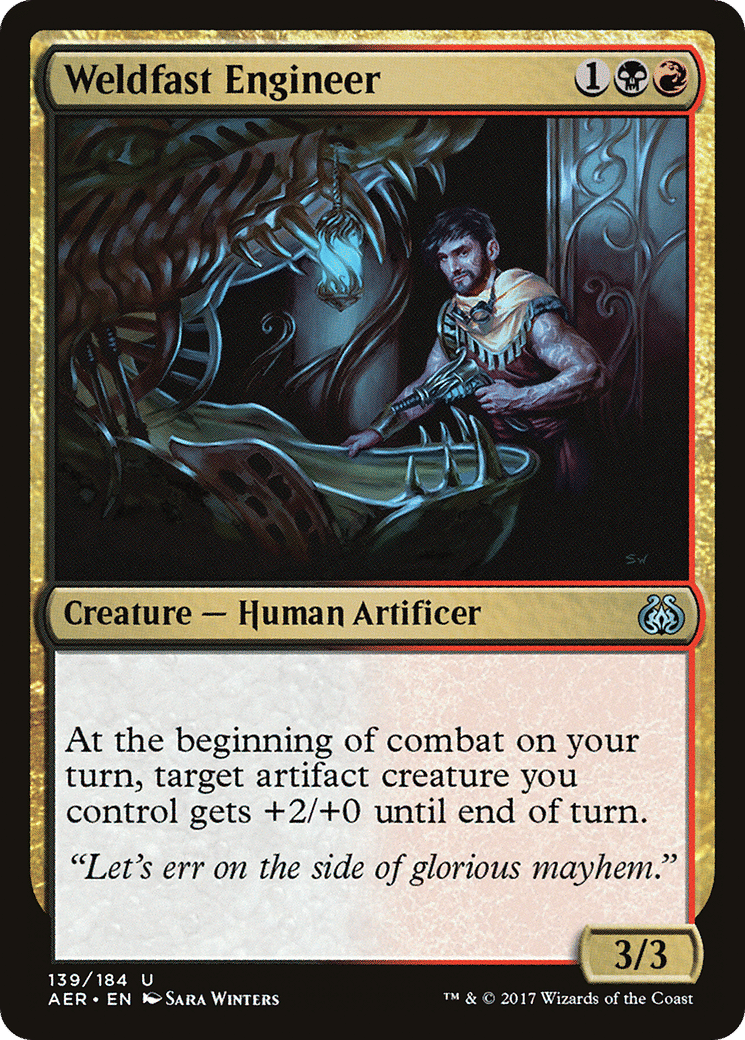 Weldfast Engineer — Aether Revolt — Magic: The Gathering