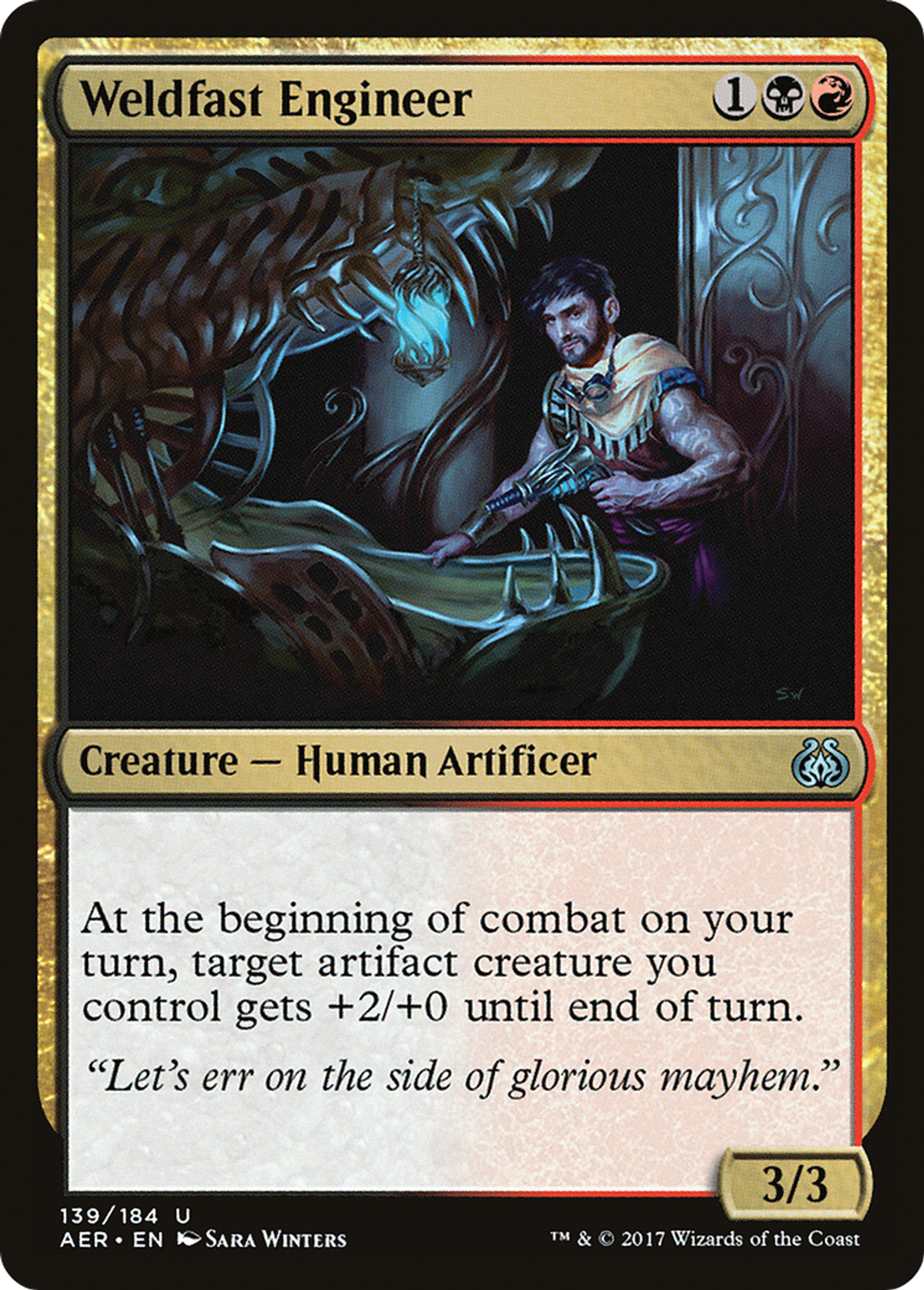 Weldfast Engineer — Aether Revolt — Magic: The Gathering