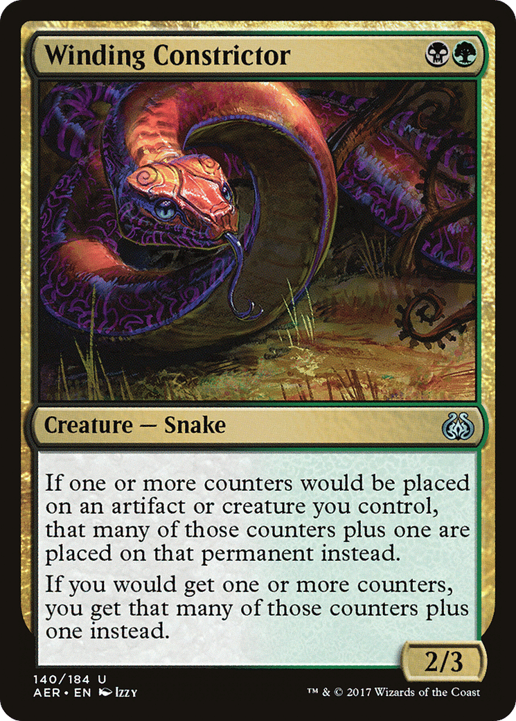 Winding Constrictor — Aether Revolt — Magic: The Gathering