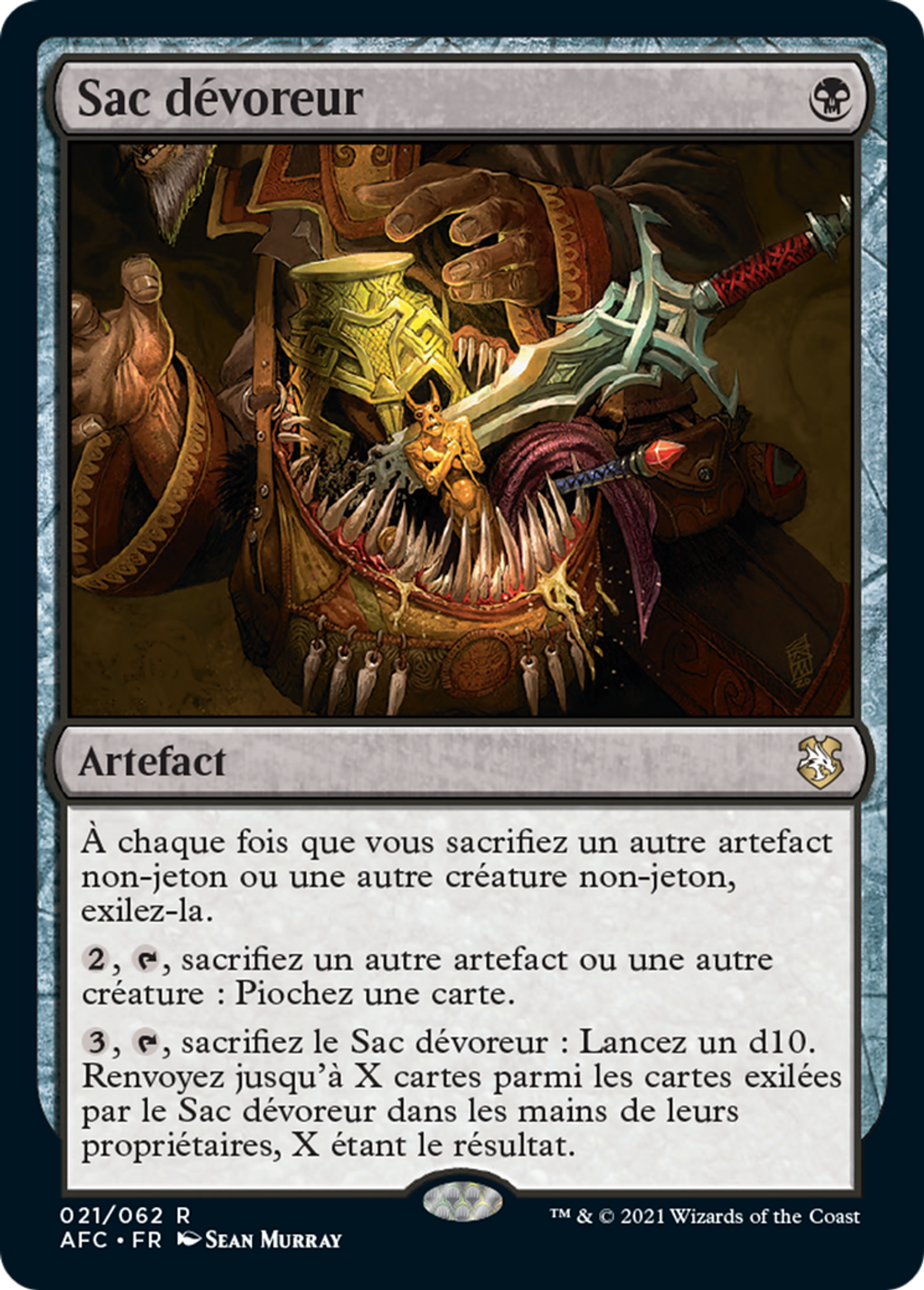 Sac dévoreur — Forgotten Realms Commander — Magic: The Gathering