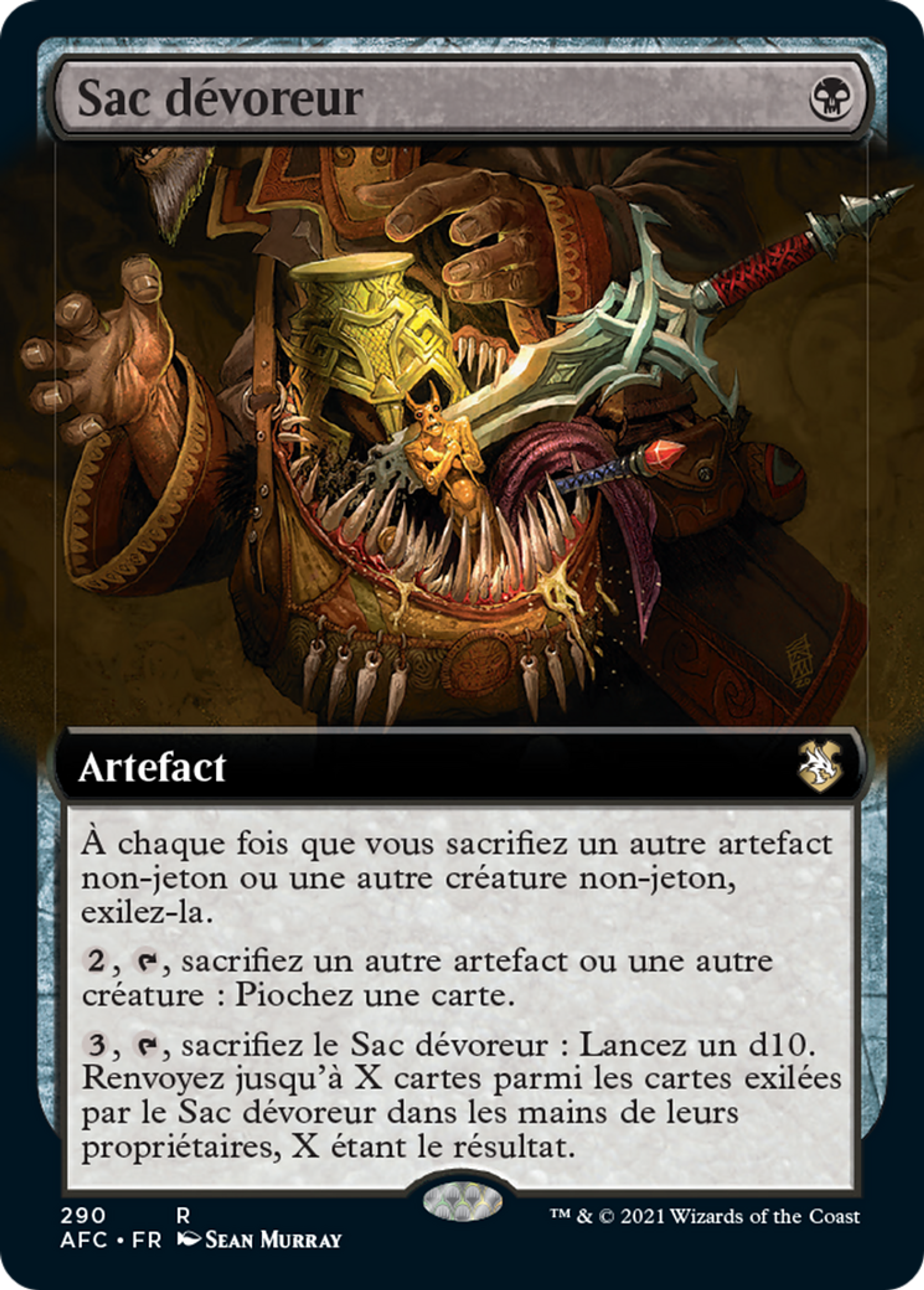 Sac dévoreur — Forgotten Realms Commander — Magic: The Gathering