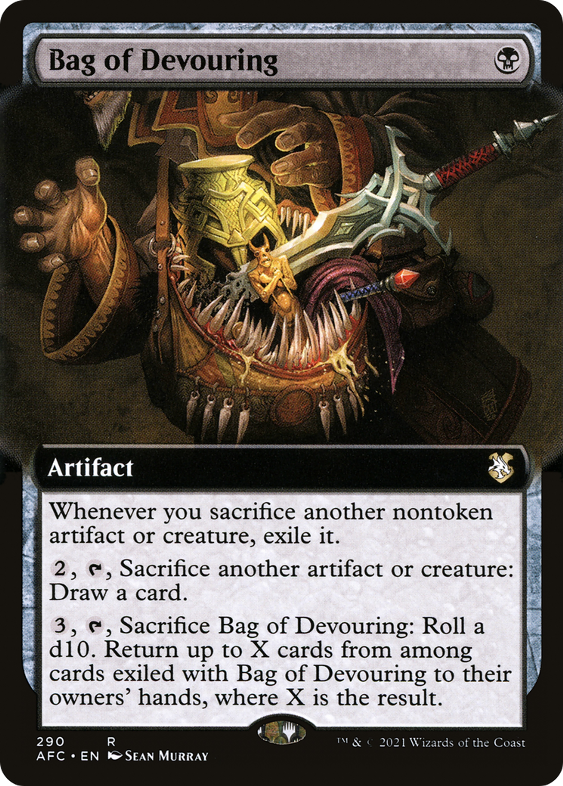 Bag of Devouring — Forgotten Realms Commander — Magic: The Gathering