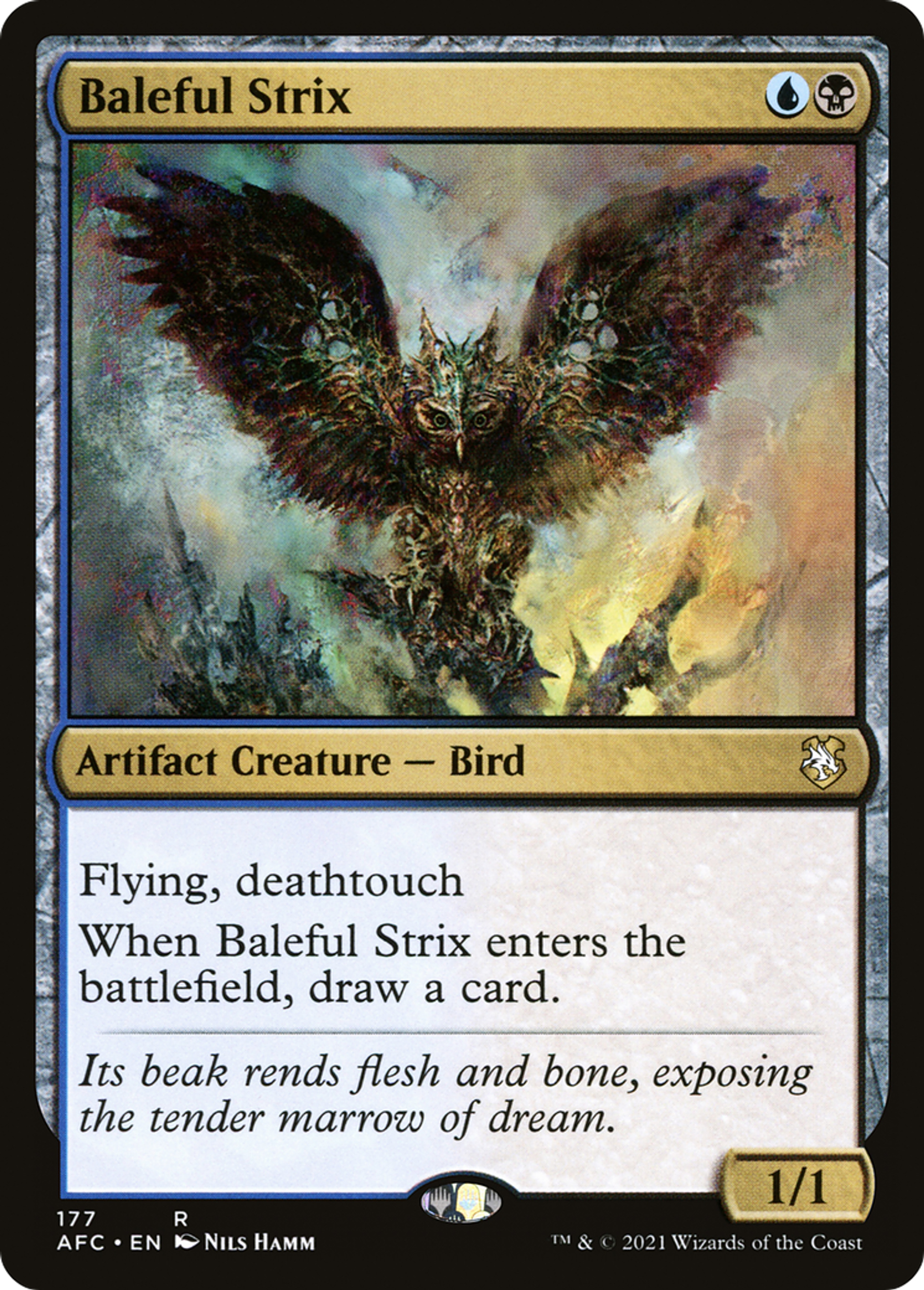 Baleful Strix — Forgotten Realms Commander — Magic: The Gathering