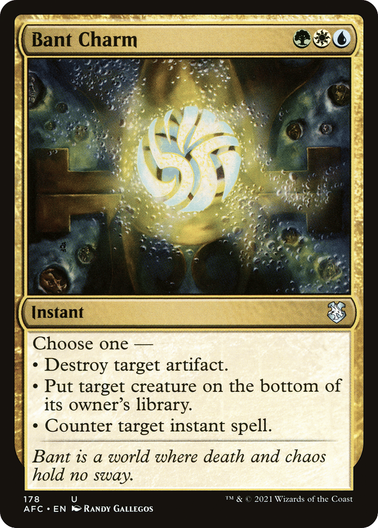 Bant Charm — Forgotten Realms Commander — Magic: The Gathering