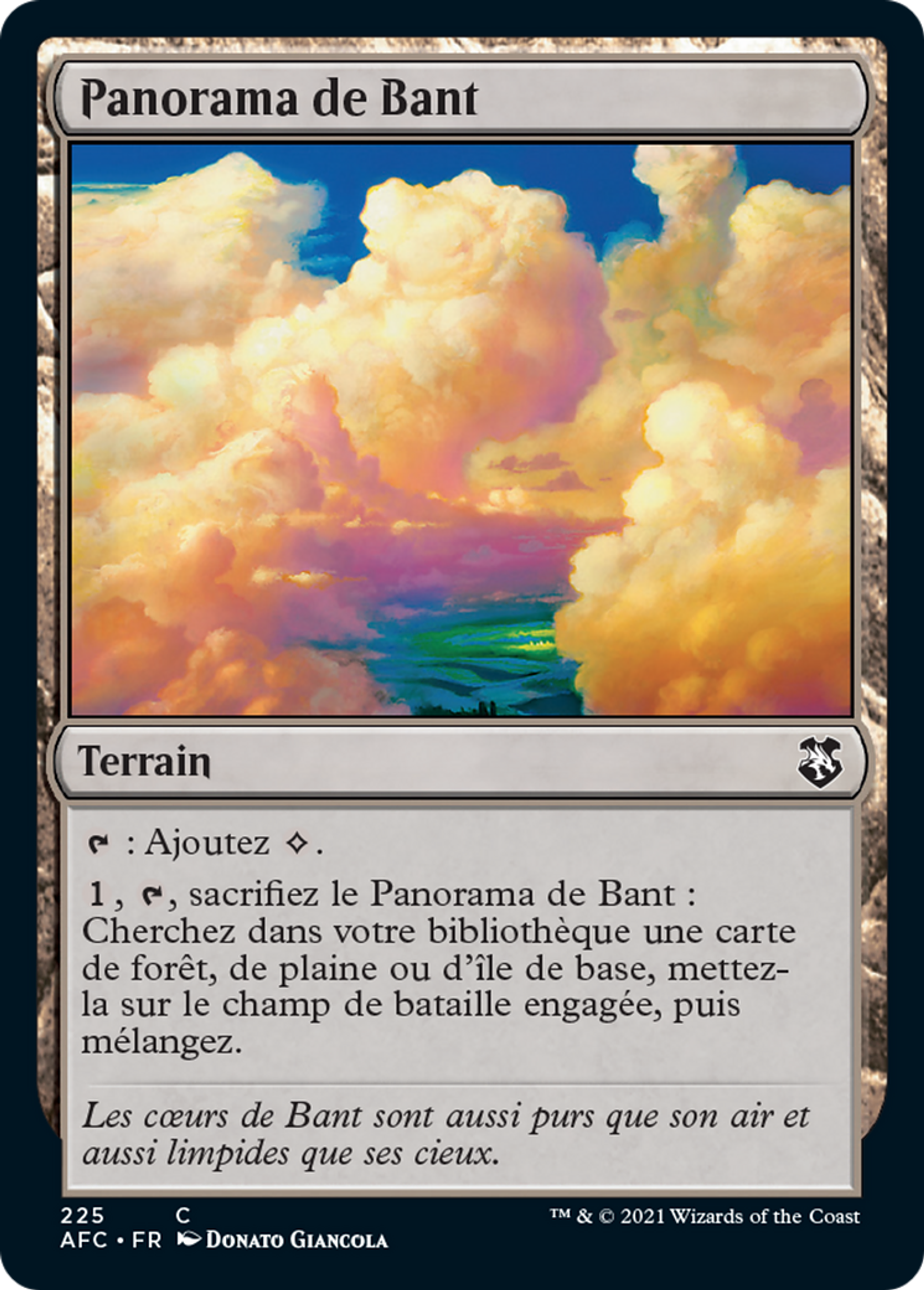 Panorama de Bant — Forgotten Realms Commander — Magic: The Gathering