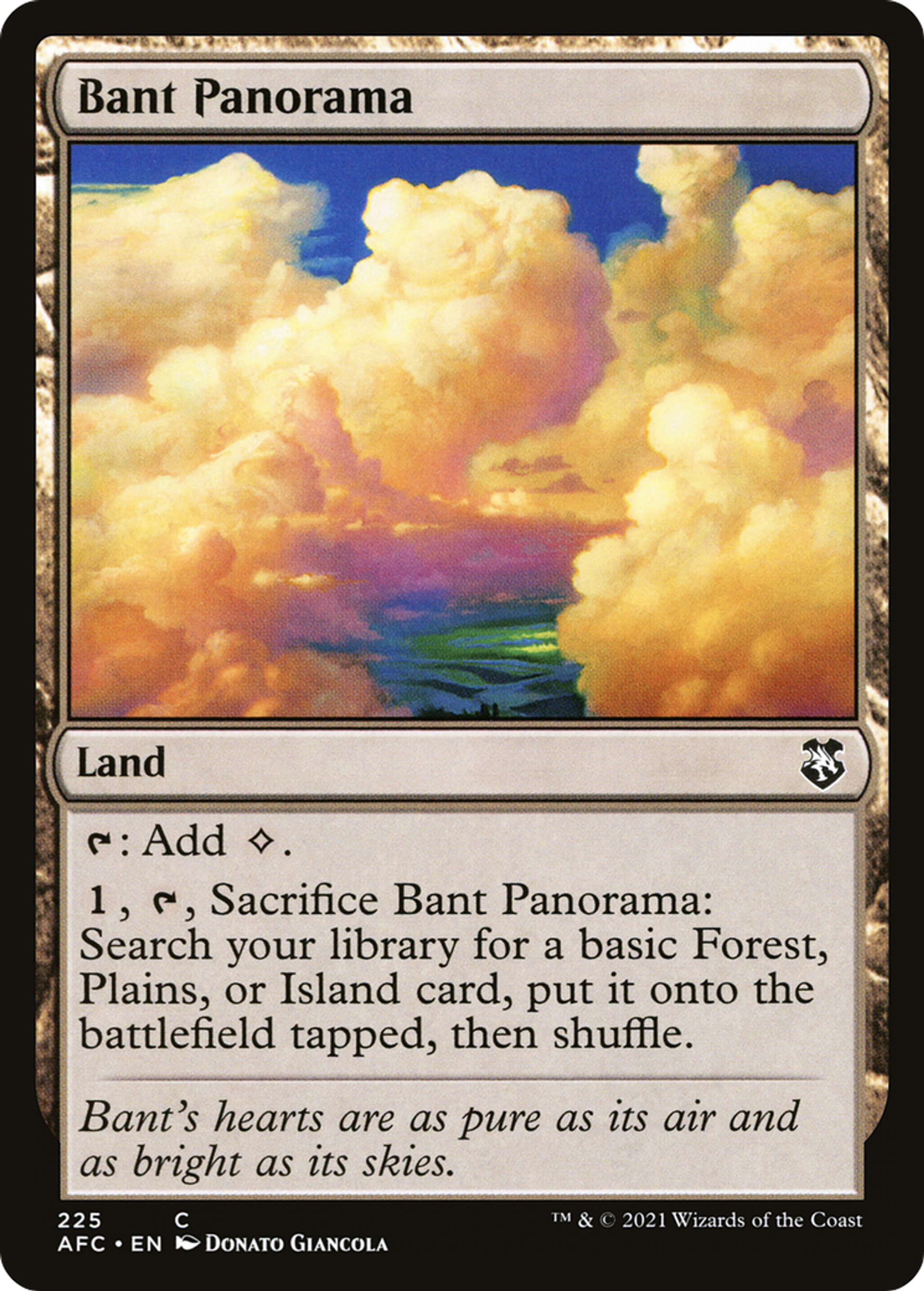Panorama de Bant — Forgotten Realms Commander — Magic: The Gathering