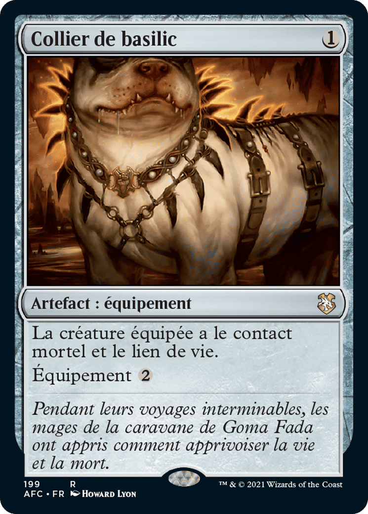 Collier de basilic — Forgotten Realms Commander — Magic: The Gathering