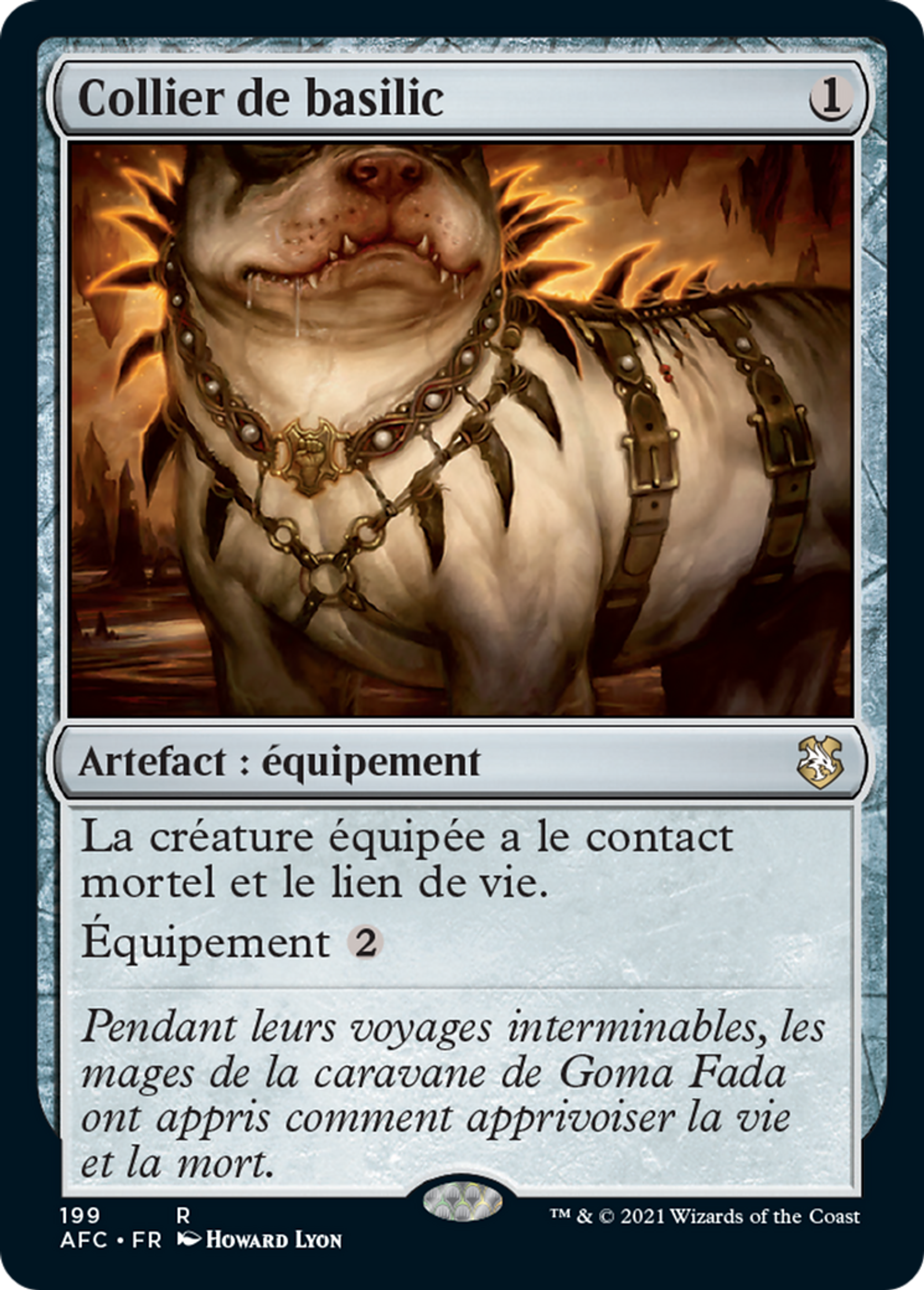 Collier de basilic — Forgotten Realms Commander — Magic: The Gathering