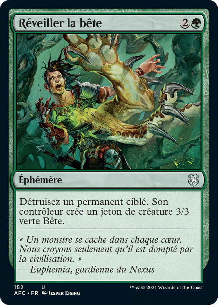 Réveiller la bête — Forgotten Realms Commander — Magic: The Gathering