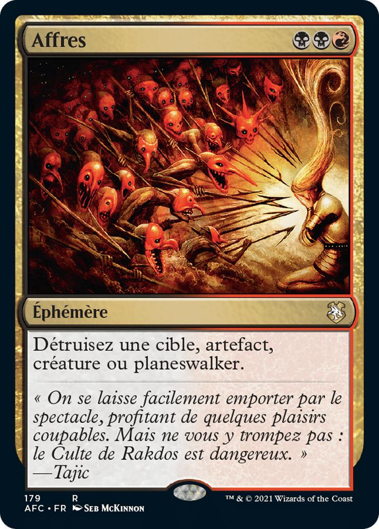 Affres — Forgotten Realms Commander — Magic: The Gathering