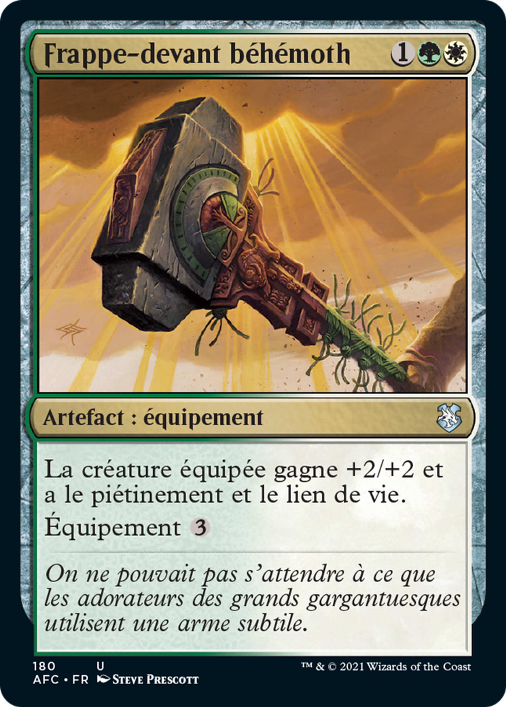 Frappe-devant béhémoth — Forgotten Realms Commander — Magic: The Gathering