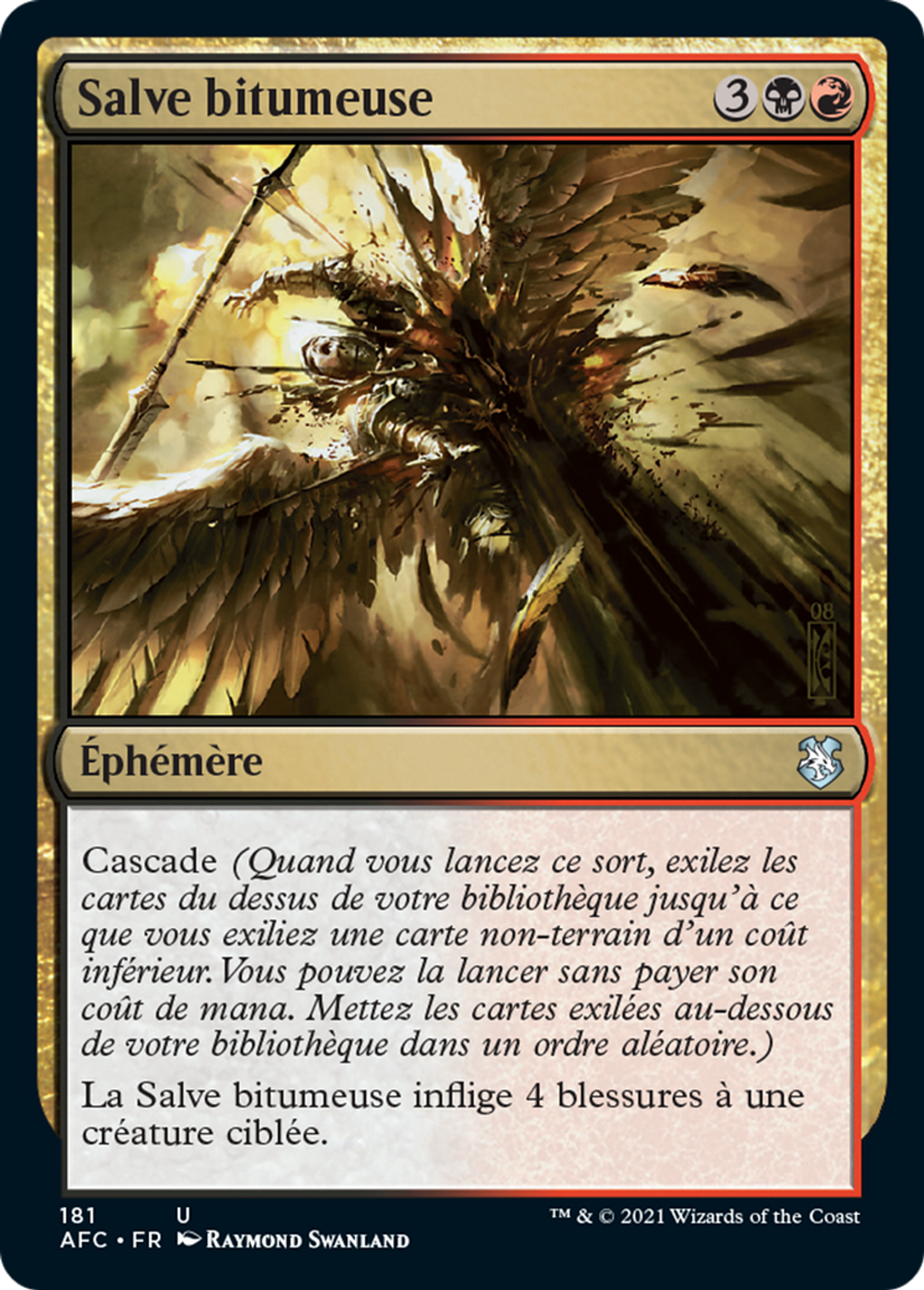 Salve bitumeuse — Forgotten Realms Commander — Magic: The Gathering