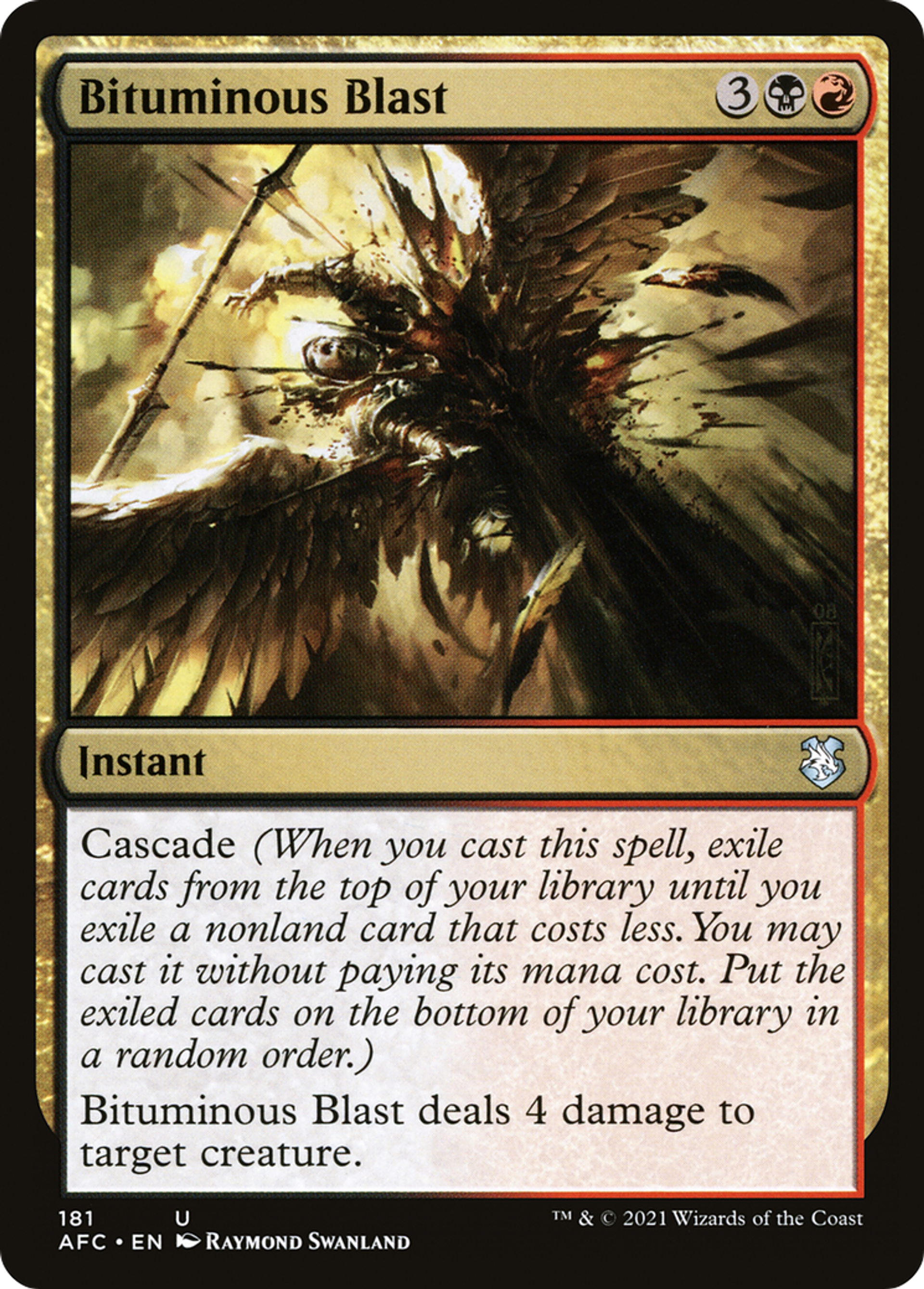 Salve bitumeuse — Forgotten Realms Commander — Magic: The Gathering