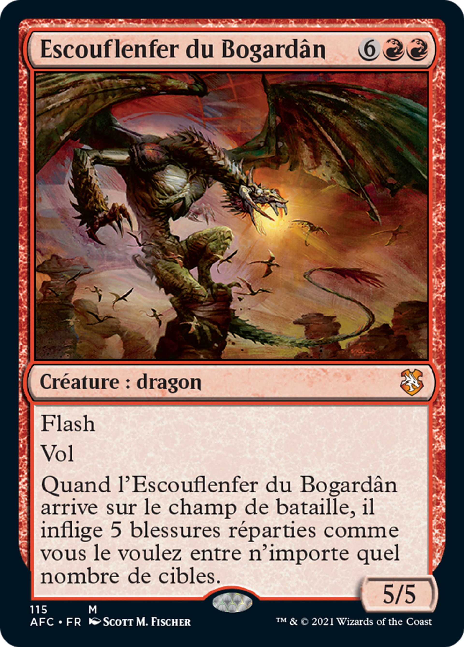 Escouflenfer du Bogardân — Forgotten Realms Commander — Magic: The Gathering