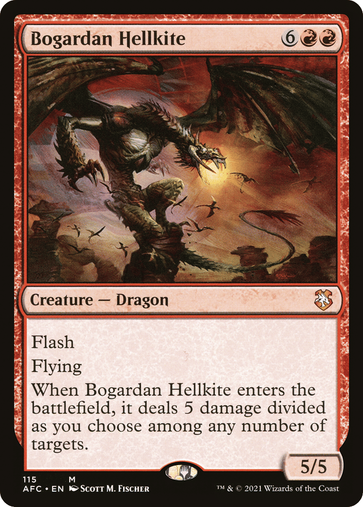 Bogardan Hellkite — Forgotten Realms Commander — Magic: The Gathering