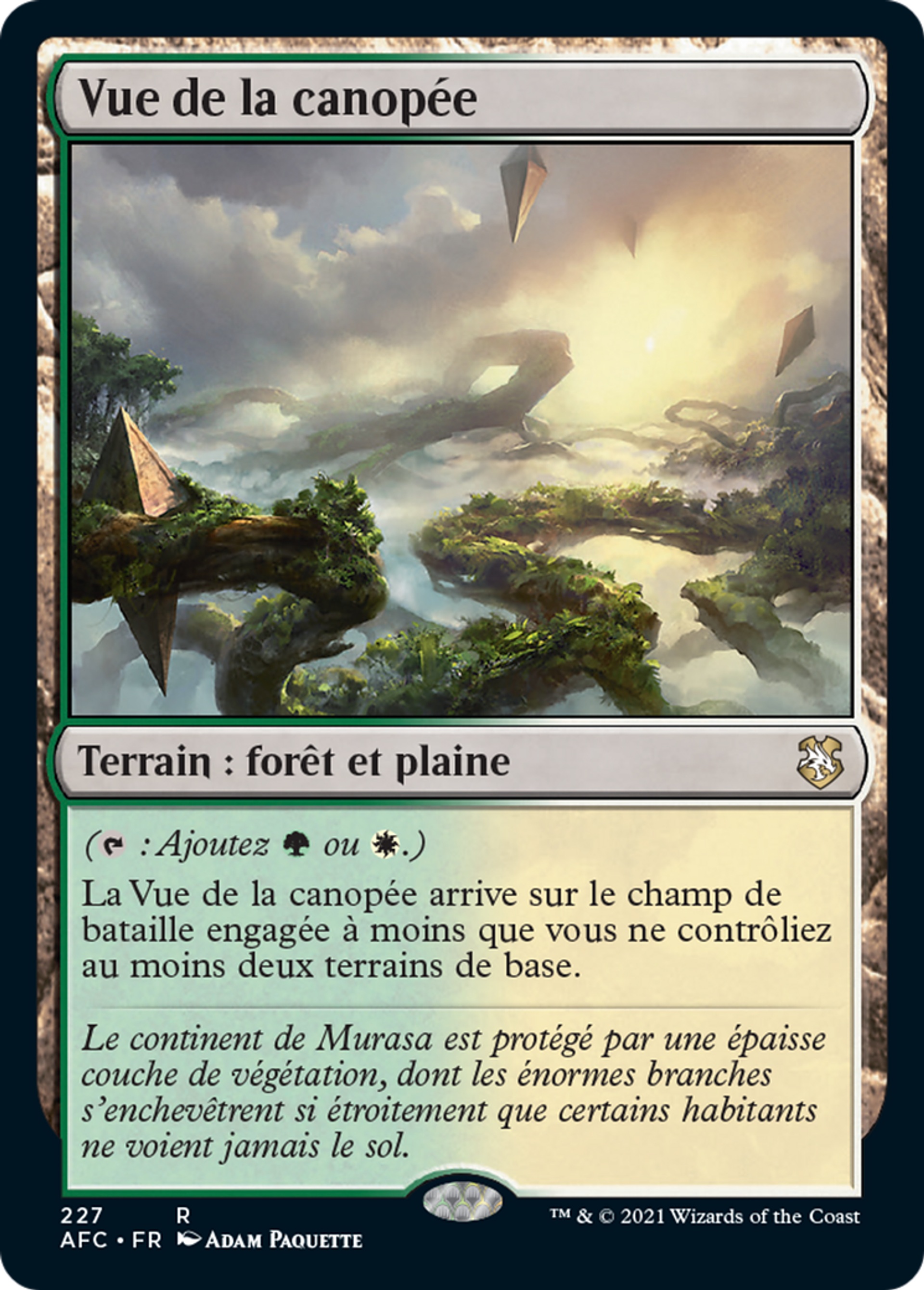 Vue de la canopée — Forgotten Realms Commander — Magic: The Gathering